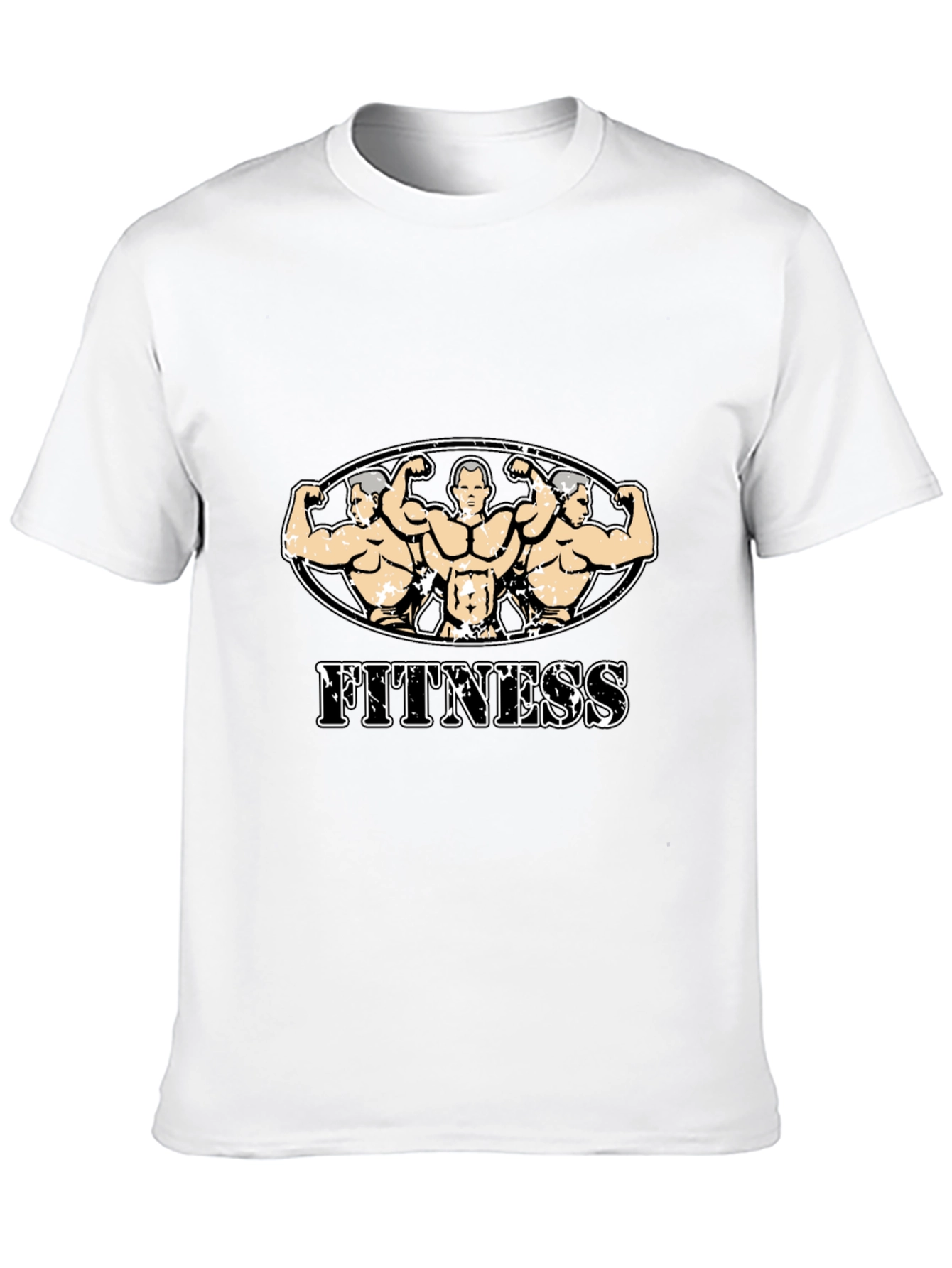 Fitness Graphic T-Shirt Bodybuilding Design