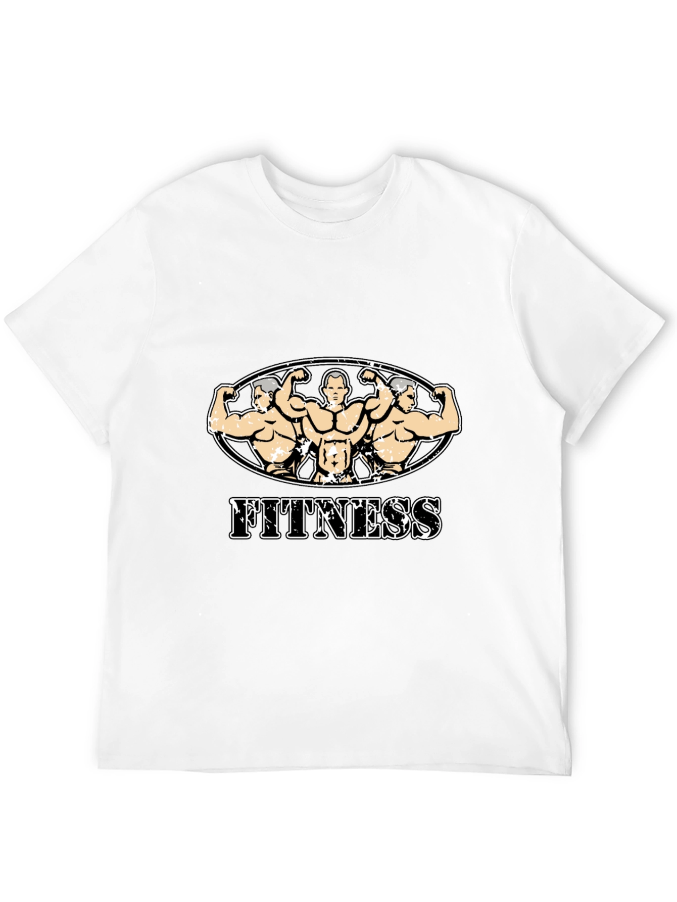 Fitness Graphic T-Shirt Bodybuilding Design