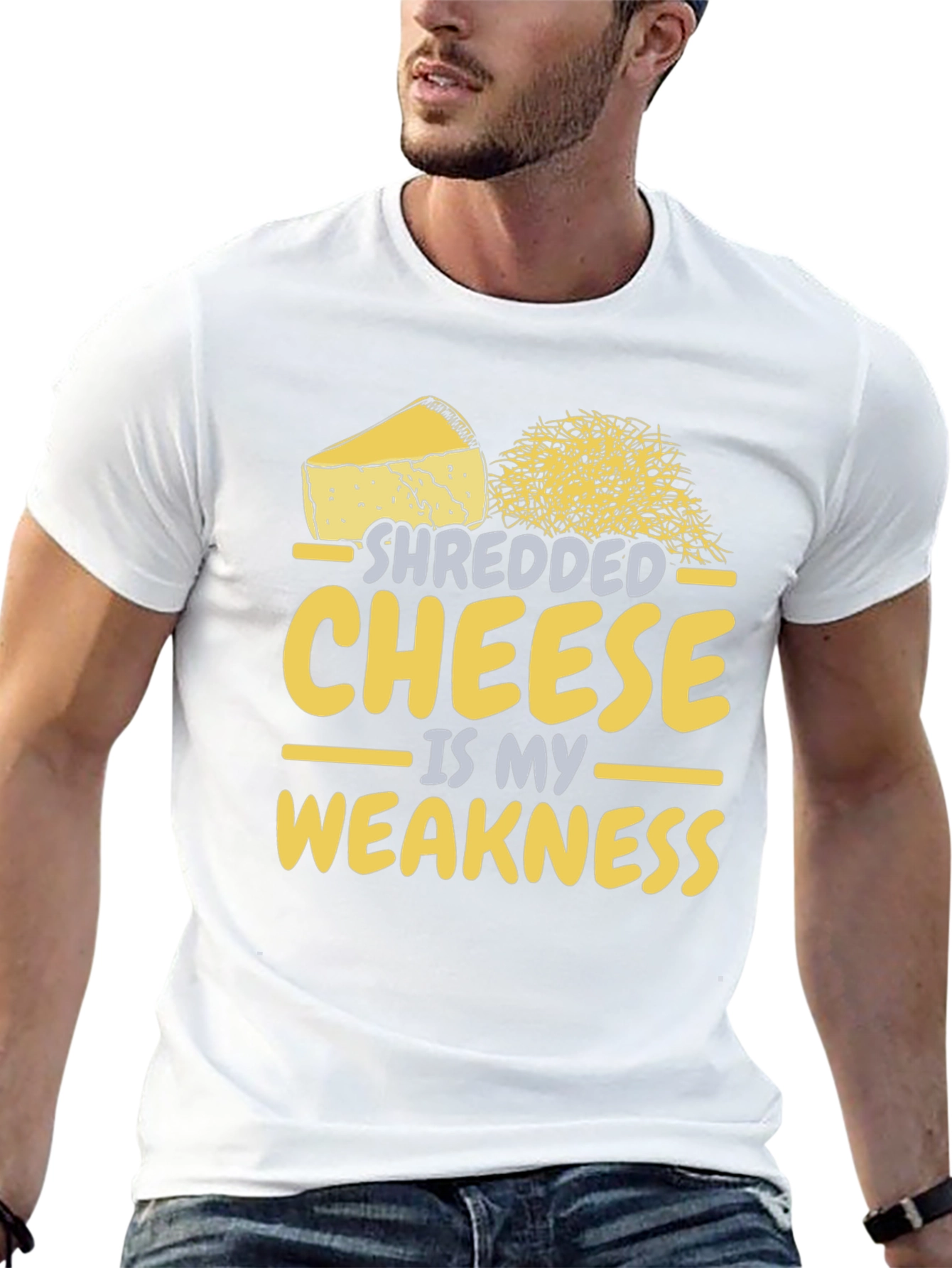 Shredded Cheese is My Weakness - Funny T-Shirt
