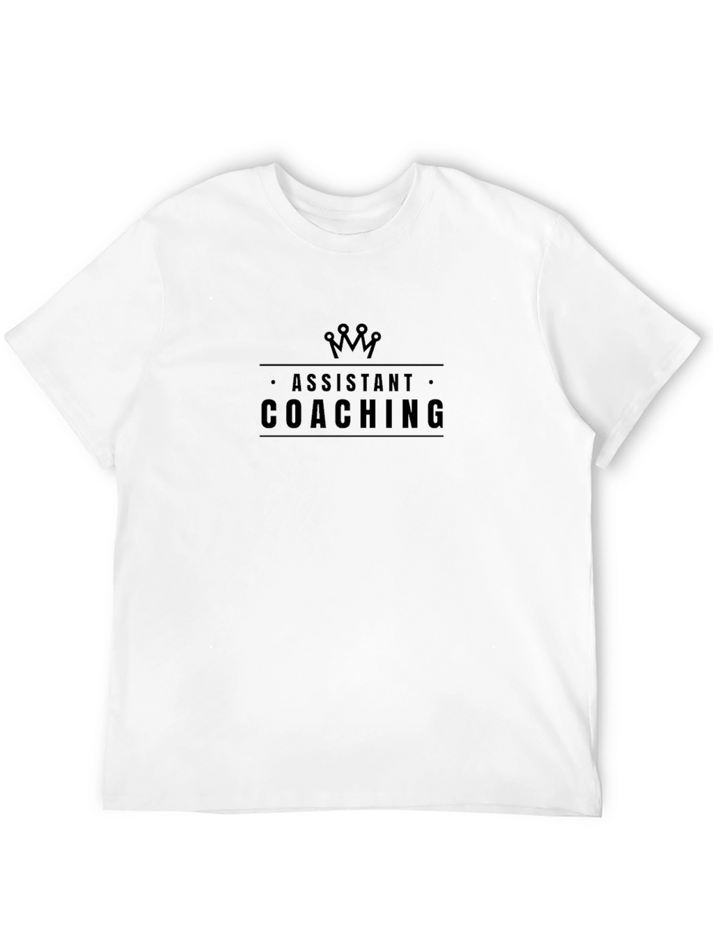 Assistant Coaching Black T-Shirt