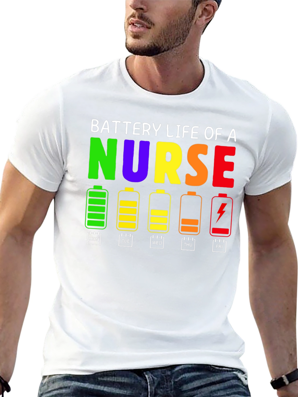 Battery Life of a Nurse T-Shirt