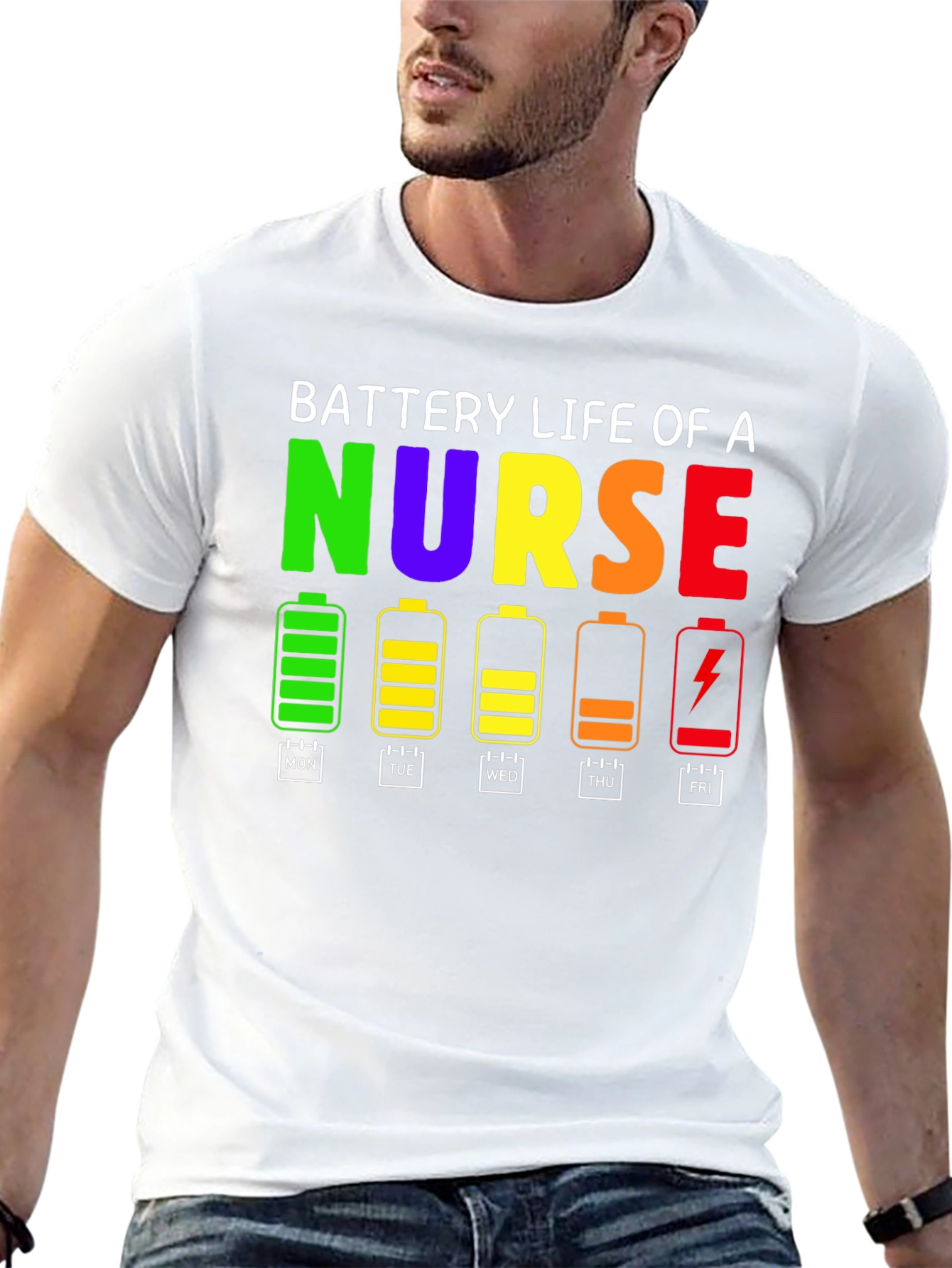Battery Life of a Nurse T-Shirt