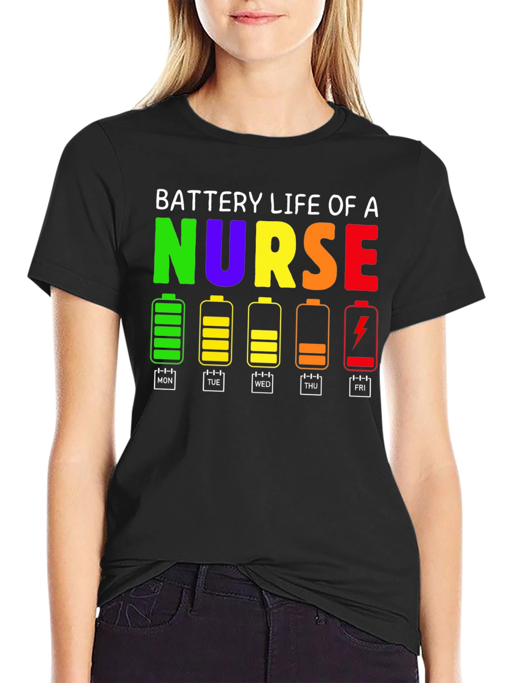 Battery Life of a Nurse T-Shirt
