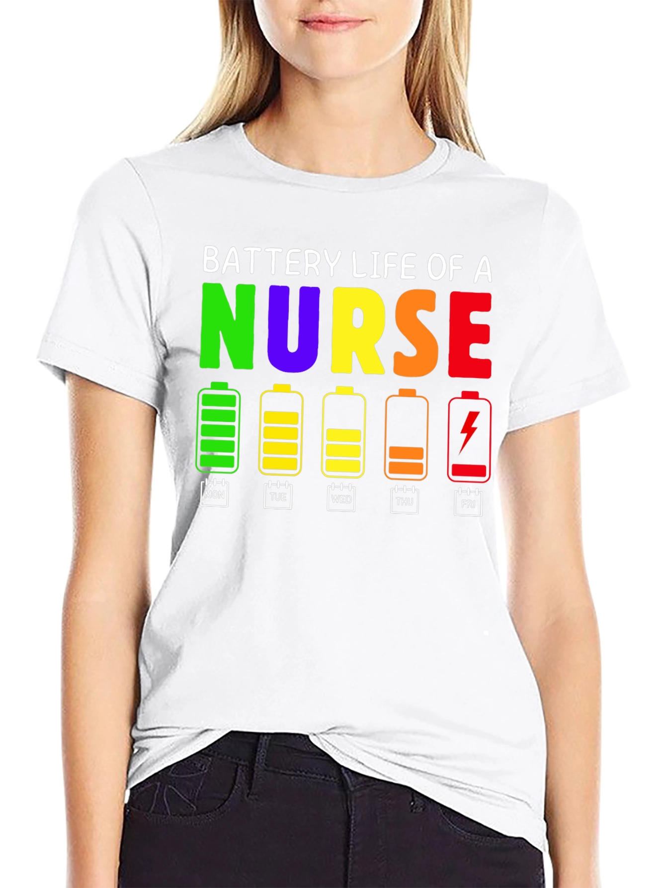 Battery Life of a Nurse T-Shirt