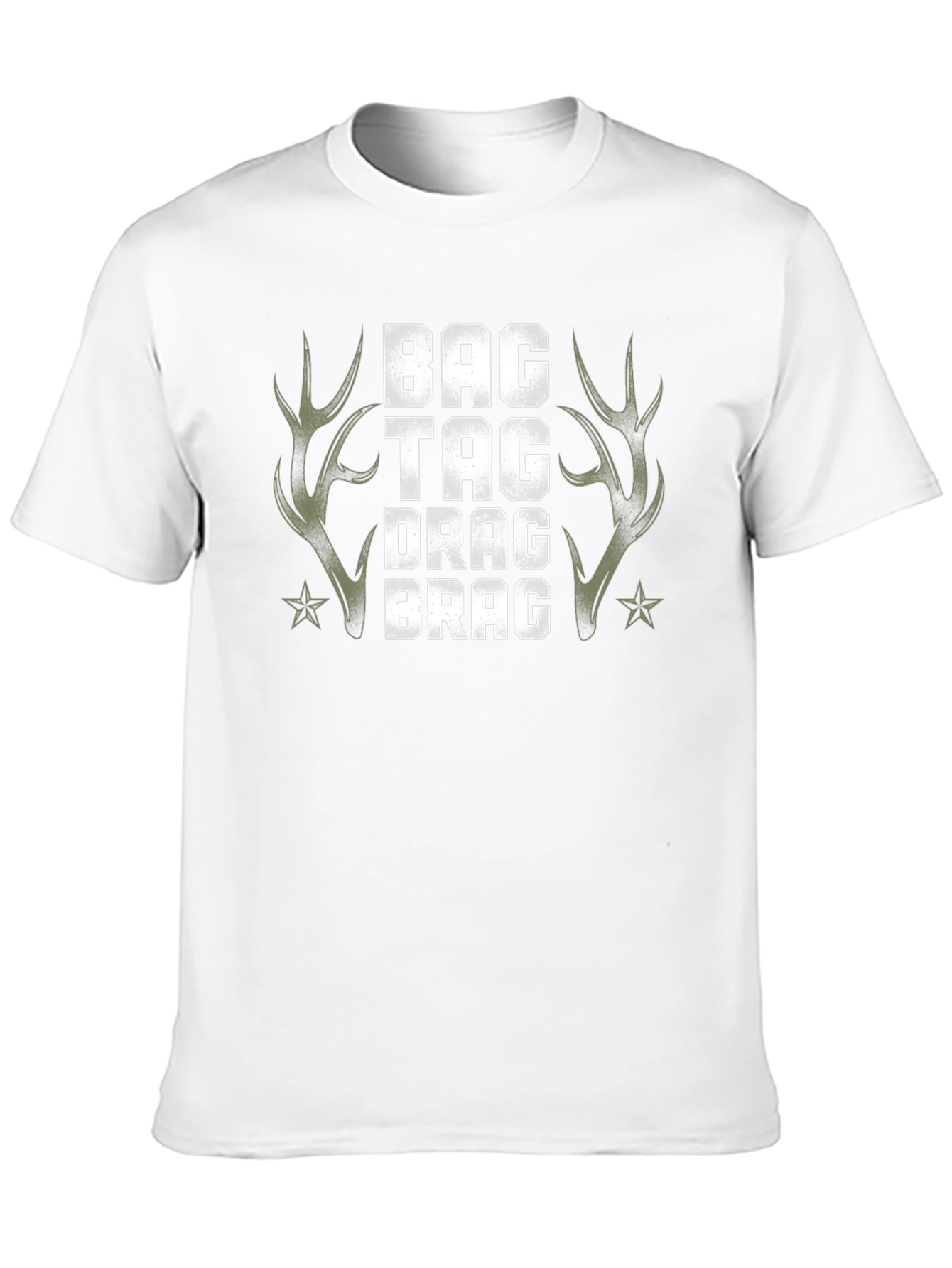 Bag Tag Drag Brag Hunting T-Shirt