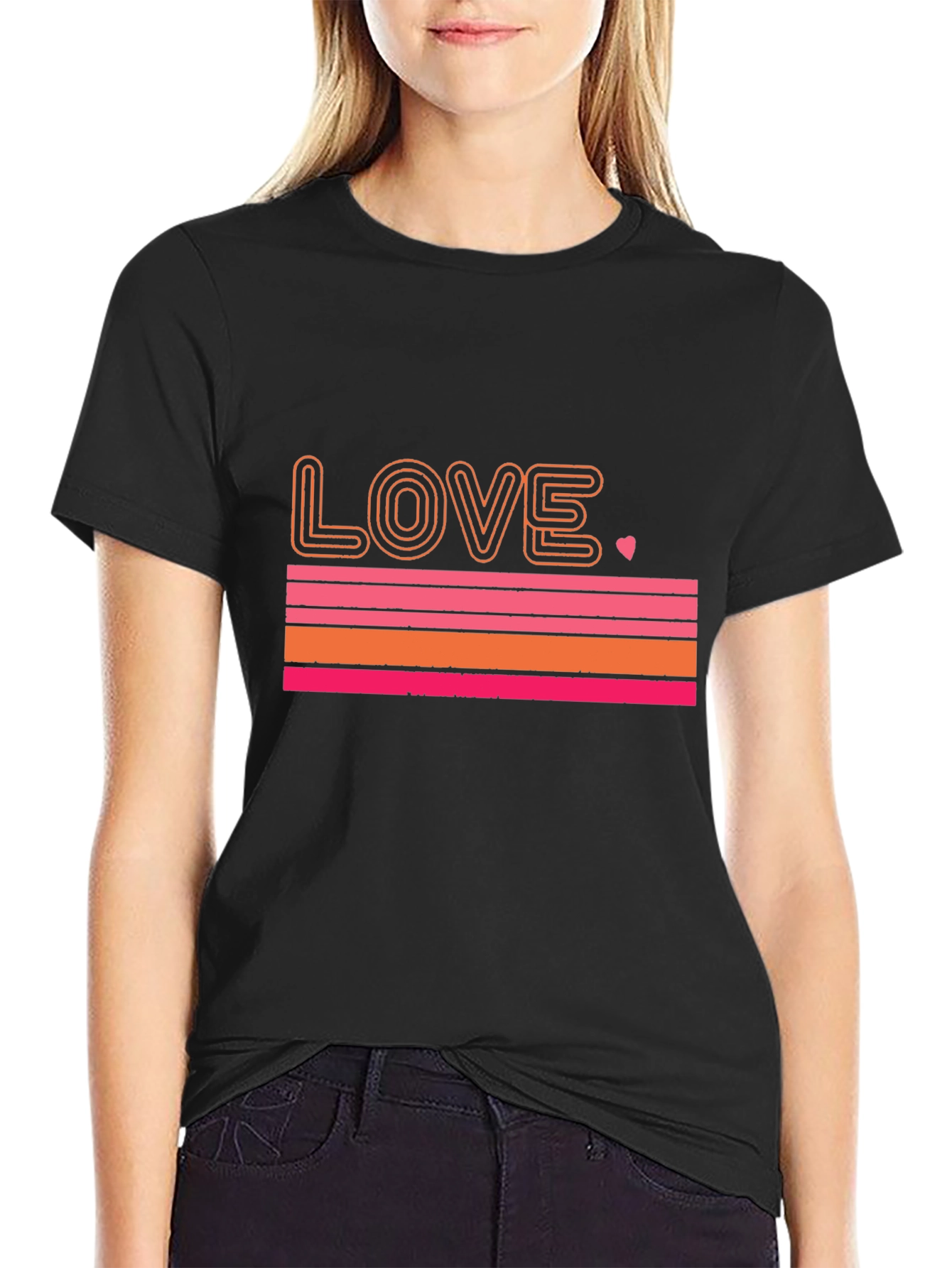 Retro Love Graphic Tee - Vintage Valentines Day Shirt