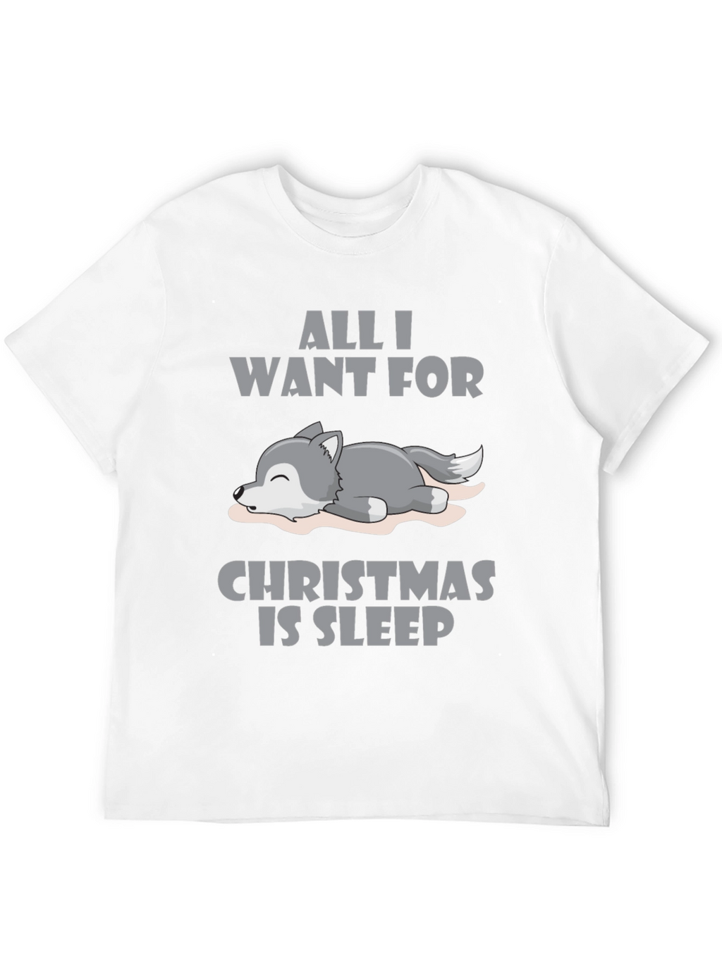All I Want For Christmas Sleep T-Shirt