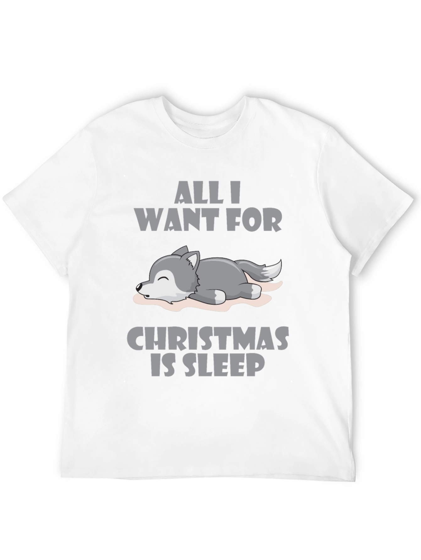 All I Want For Christmas Sleep T-Shirt