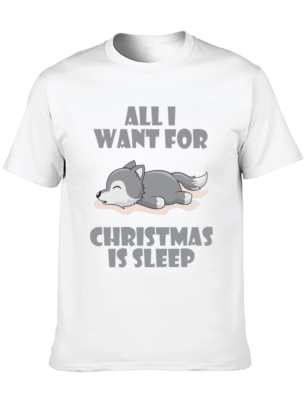 All I Want For Christmas Sleep T-Shirt