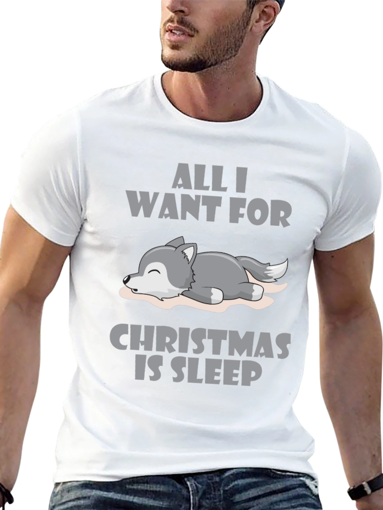 All I Want For Christmas Sleep T-Shirt