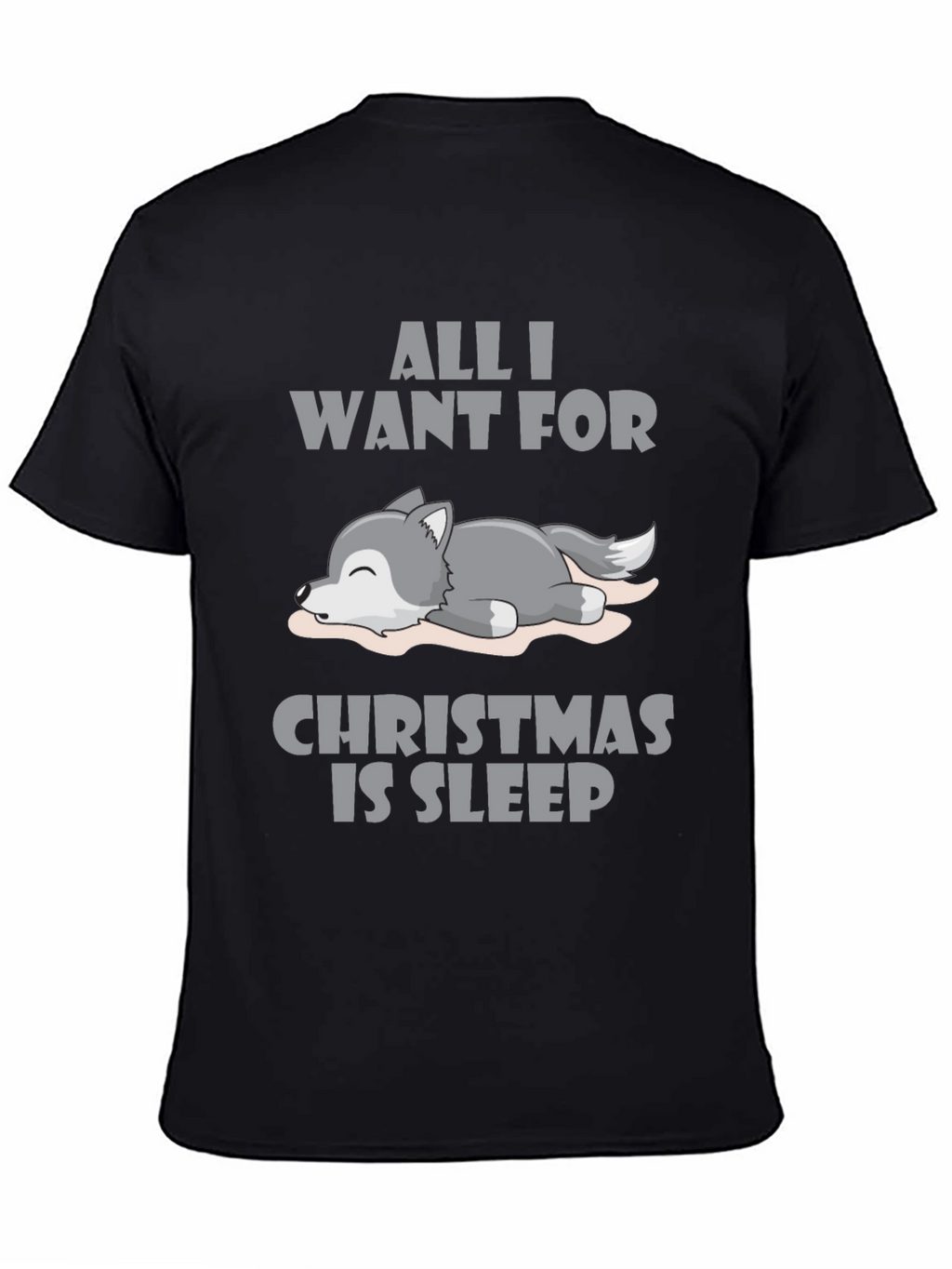 All I Want For Christmas Sleep T-Shirt