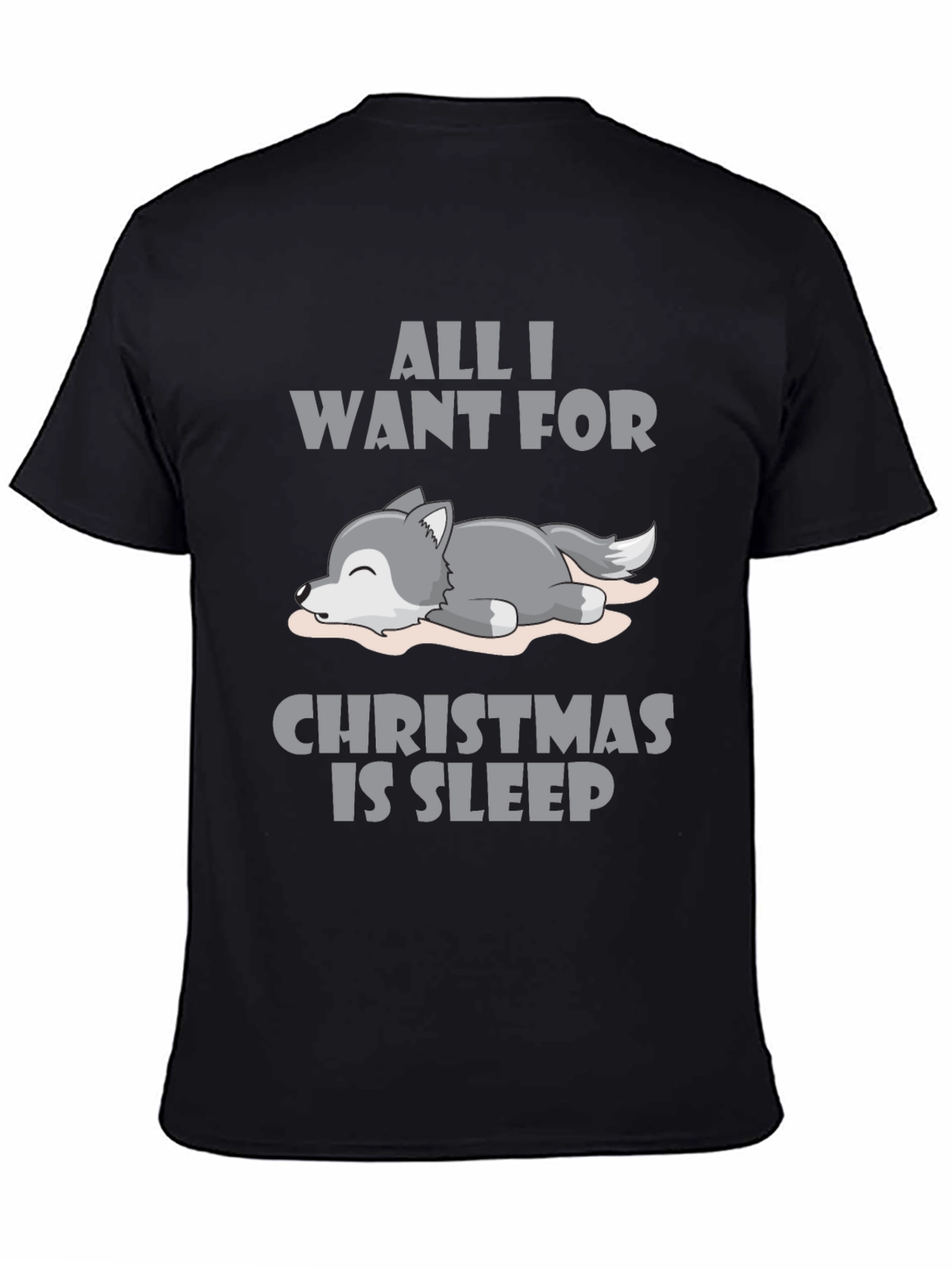 All I Want For Christmas Sleep T-Shirt
