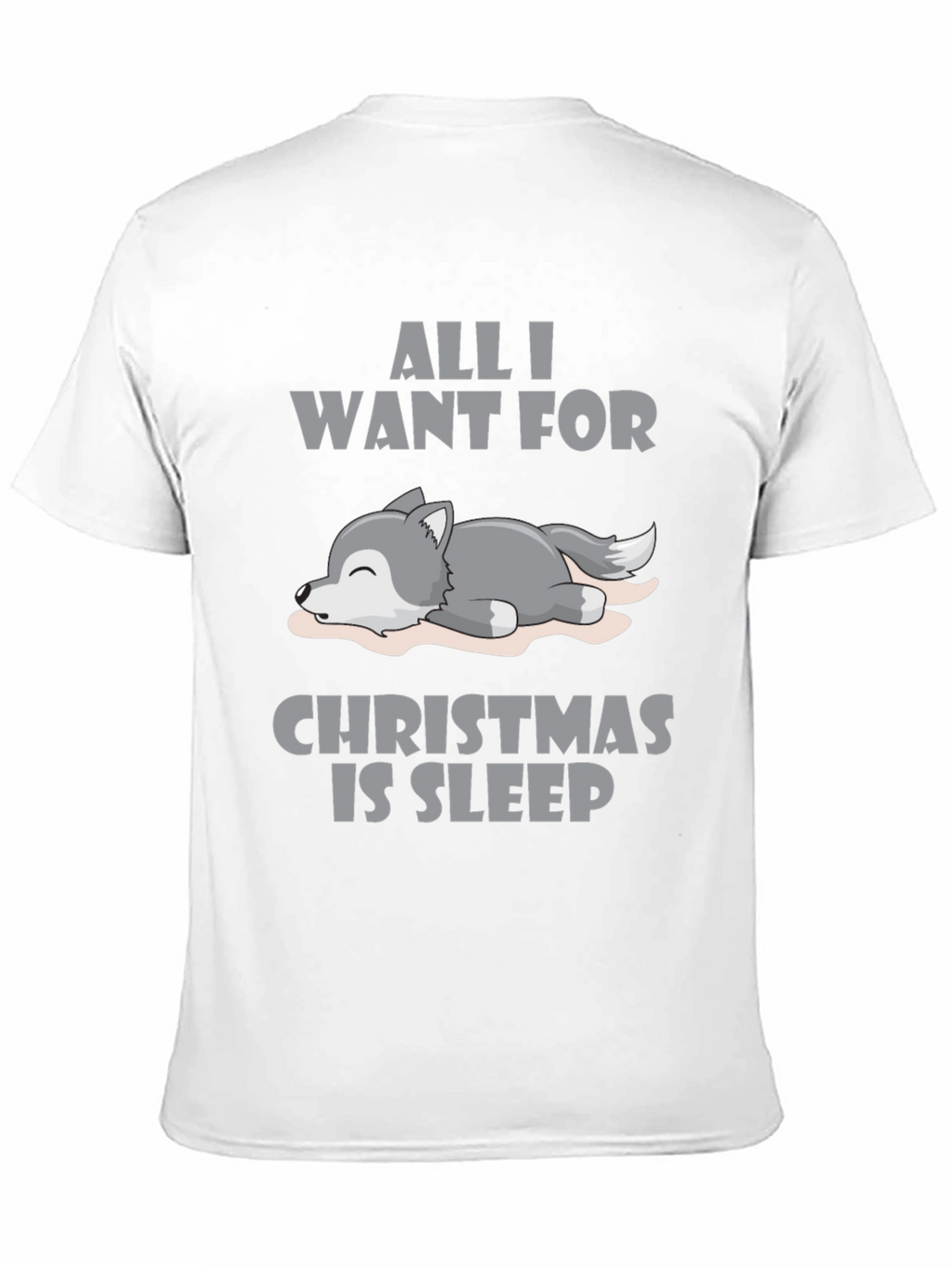 All I Want For Christmas Sleep T-Shirt