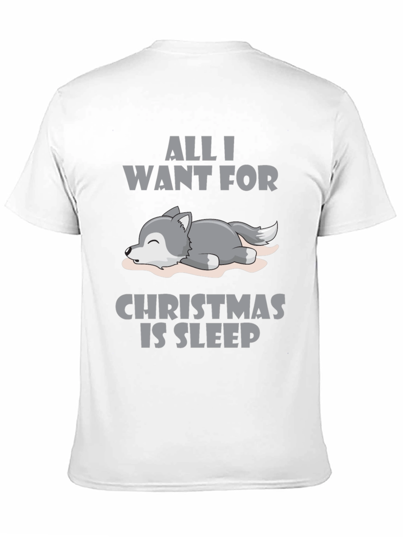 All I Want For Christmas Sleep T-Shirt