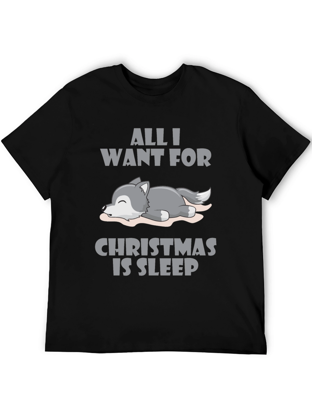 All I Want For Christmas Sleep T-Shirt