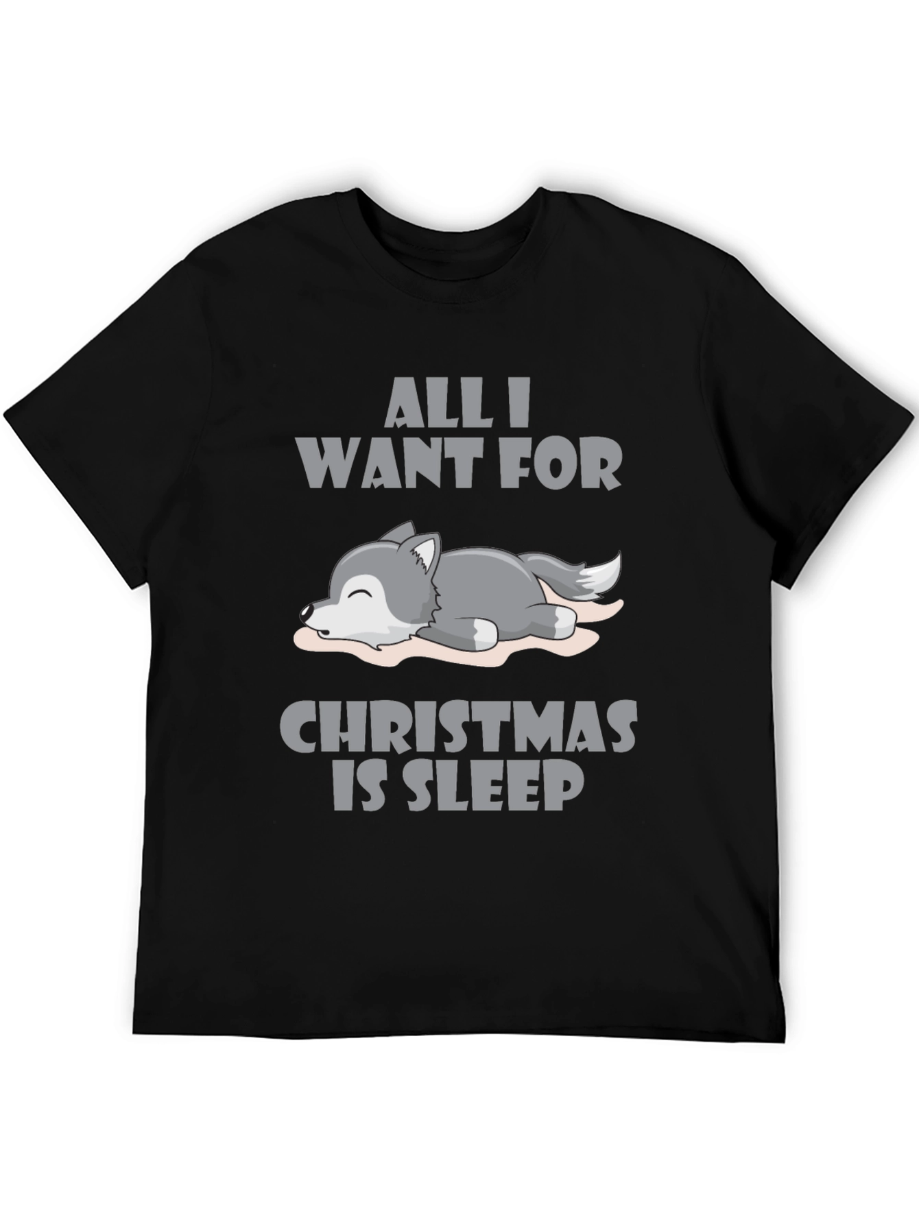 All I Want For Christmas Sleep T-Shirt
