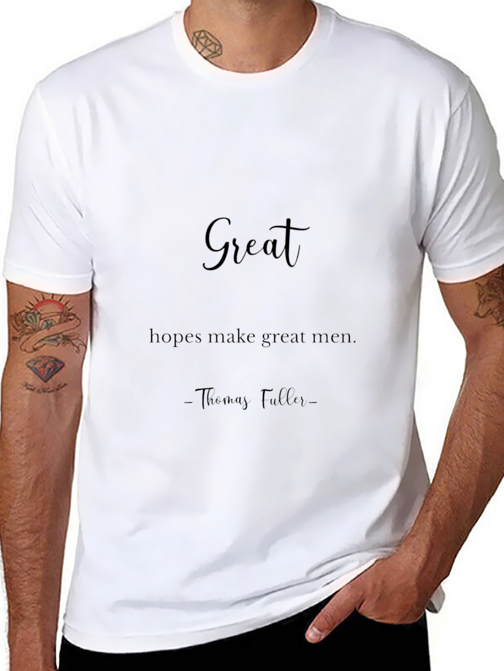 Great Hopes Make Great Men T-Shirt