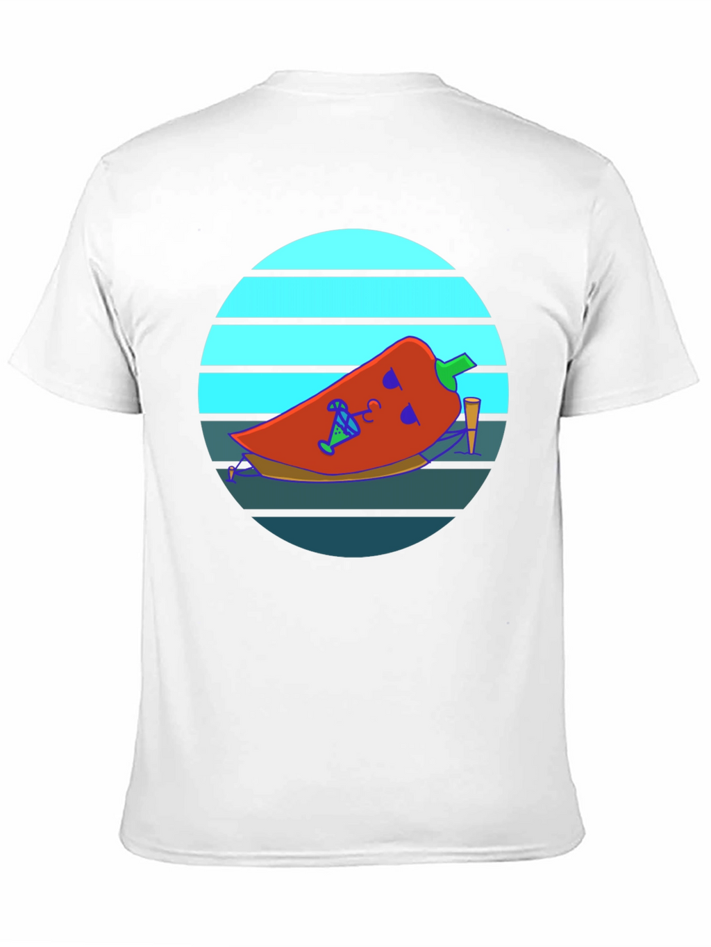 Chill Pepper Graphic Tee - Black