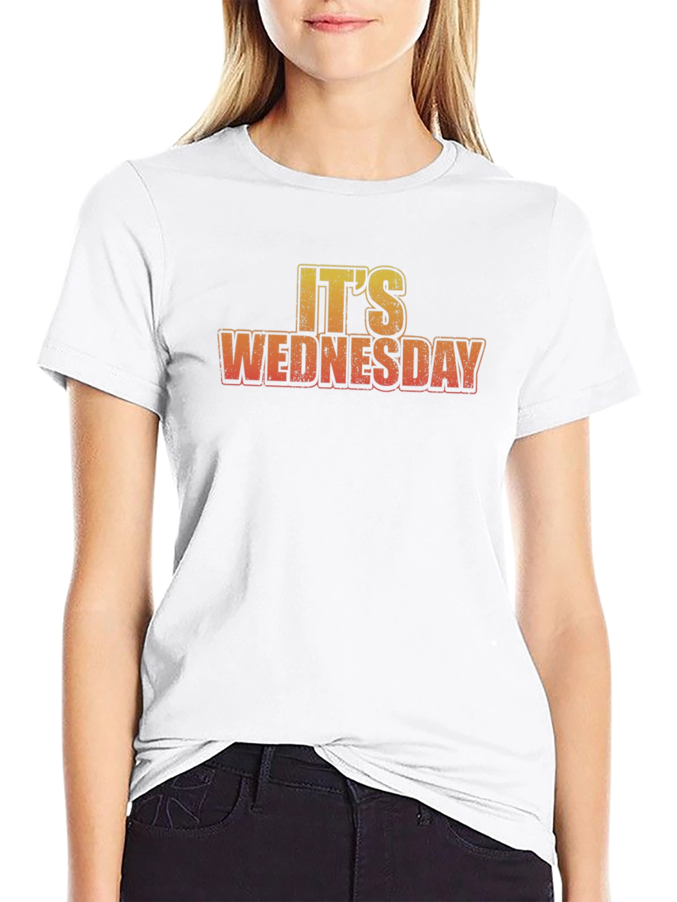 Its Wednesday Black Graphic Tee