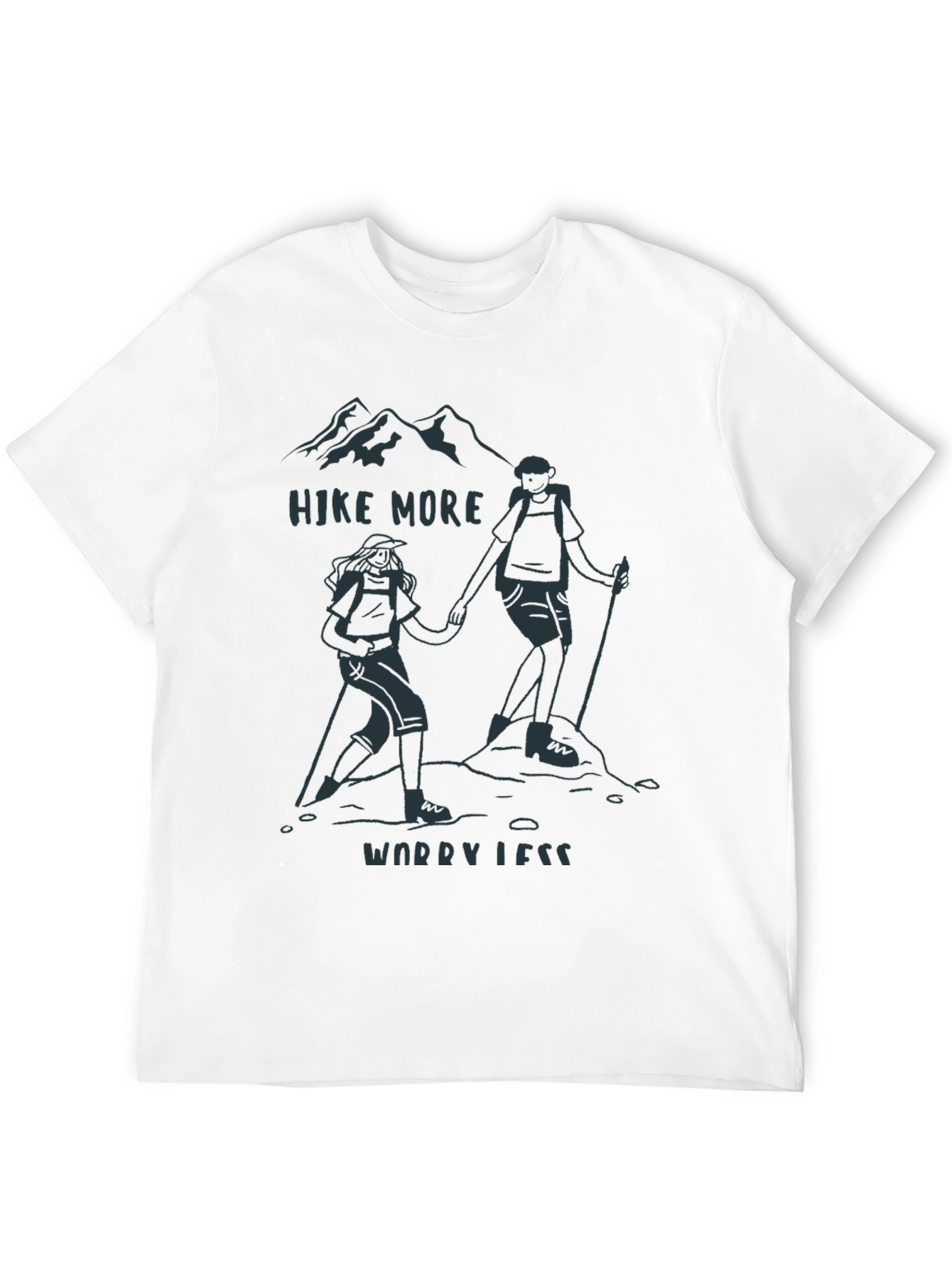 Hike More Worry Less Graphic Tee