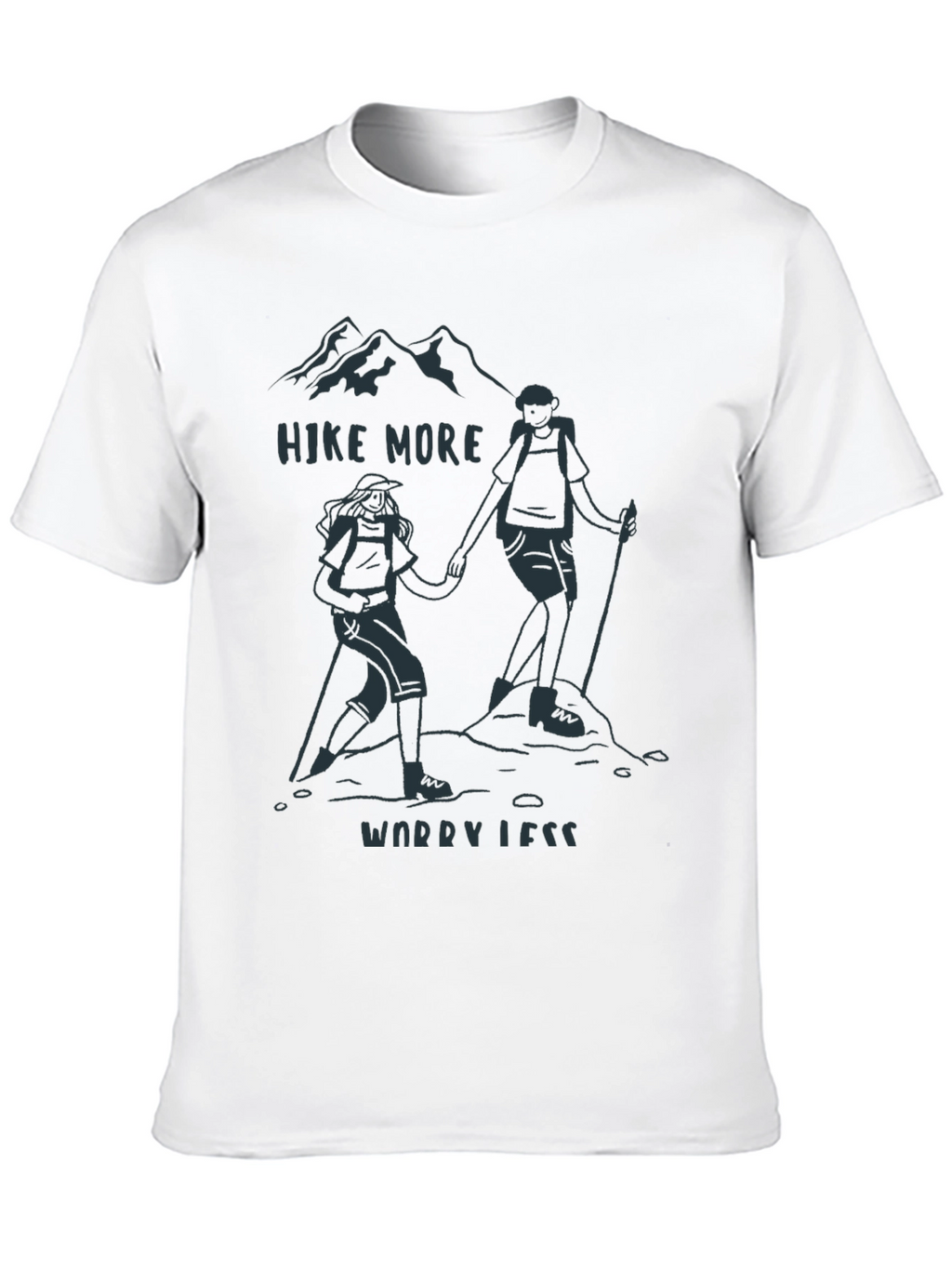 Hike More Worry Less Graphic Tee