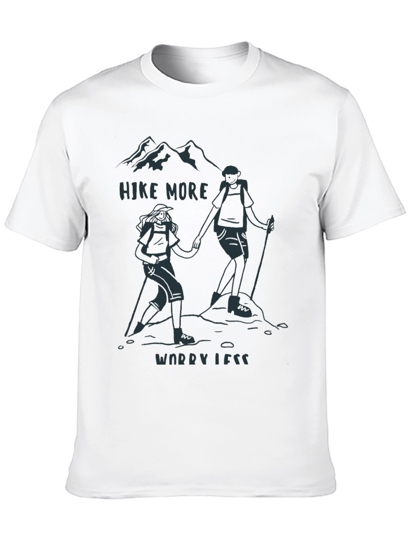 Hike More Worry Less Graphic Tee