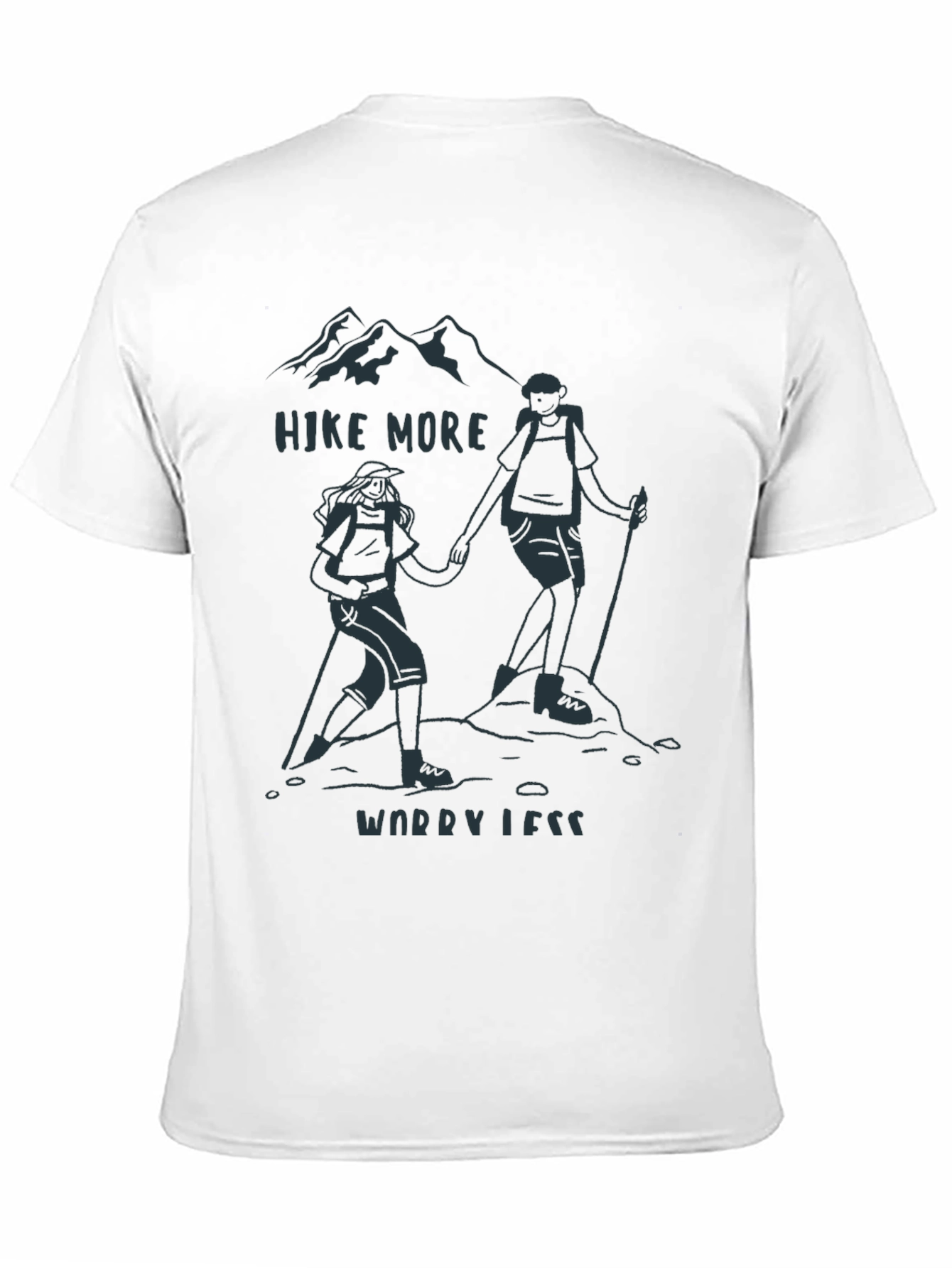 Hike More Worry Less Graphic Tee