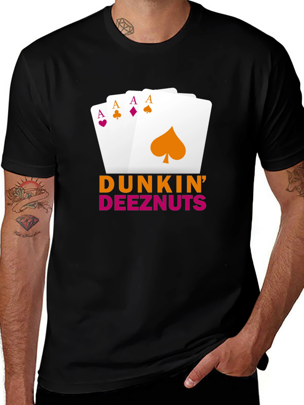 Dunkin Deeznuts Poker Aces T-Shirt