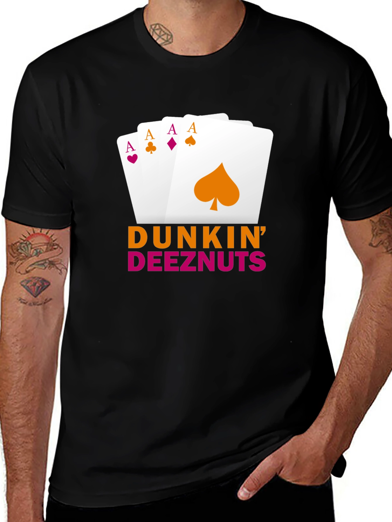 Dunkin Deeznuts Poker Aces T-Shirt