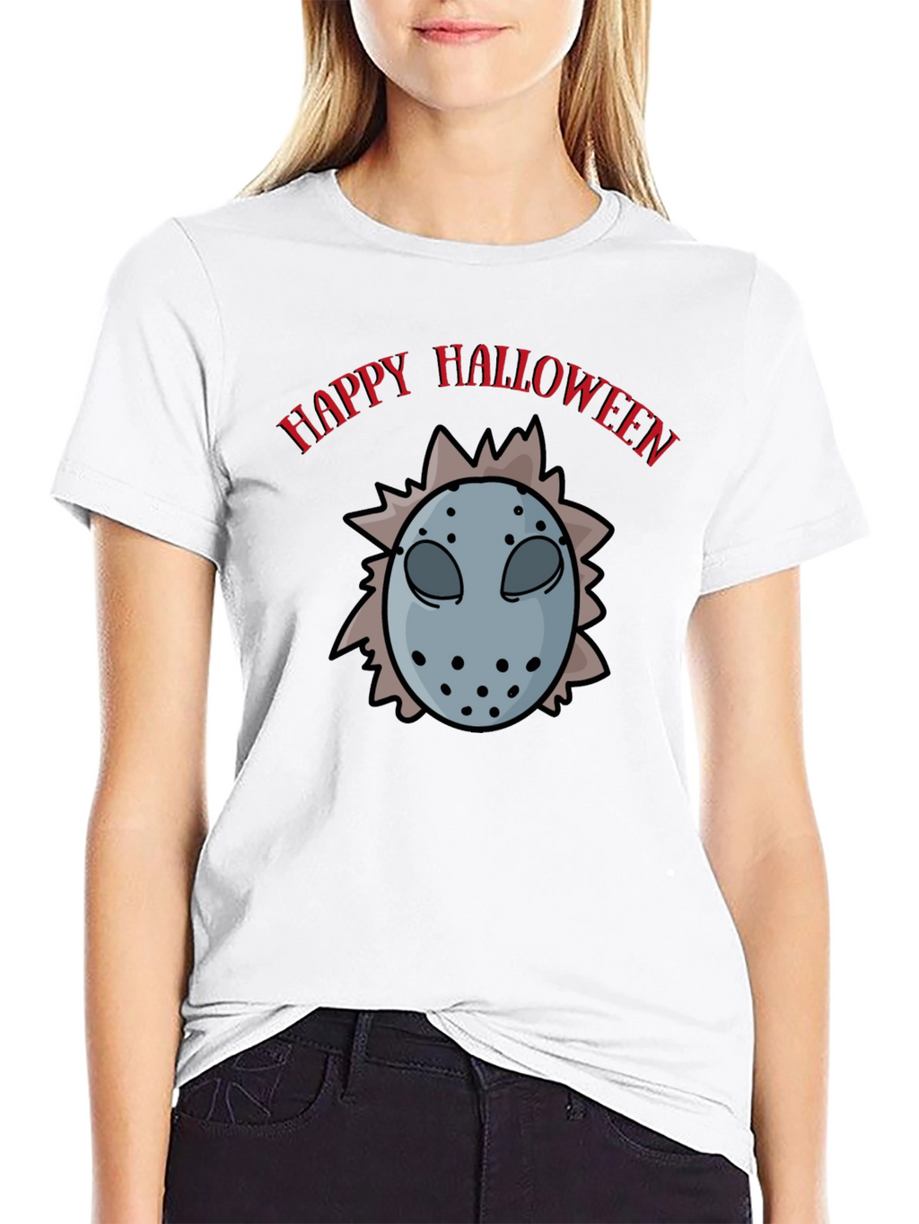 Happy Halloween Hockey Mask T-Shirt