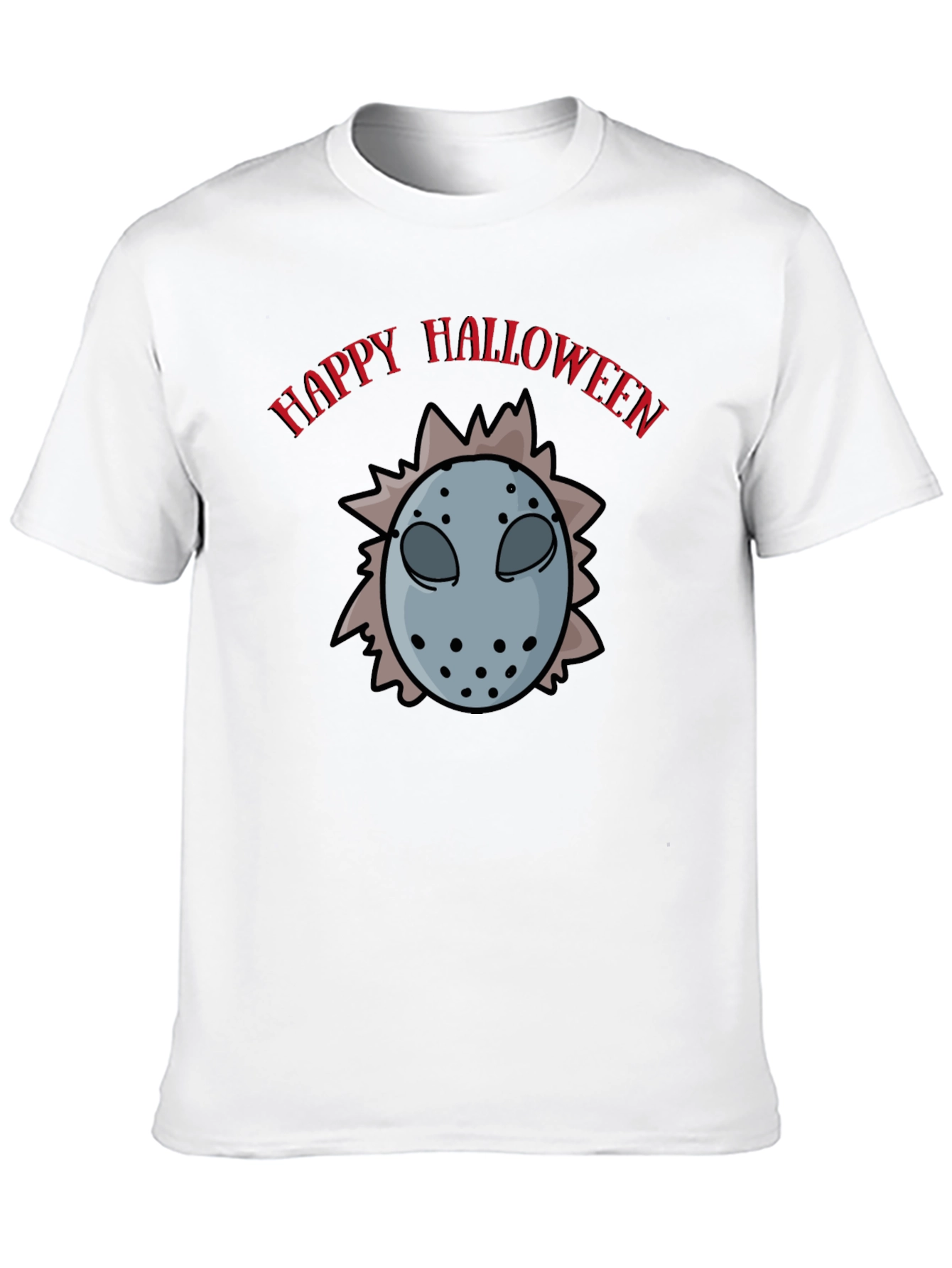 Happy Halloween Hockey Mask T-Shirt