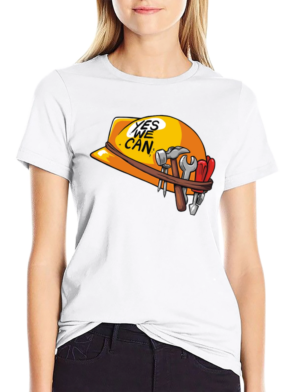 Yes We Can Construction T-Shirt
