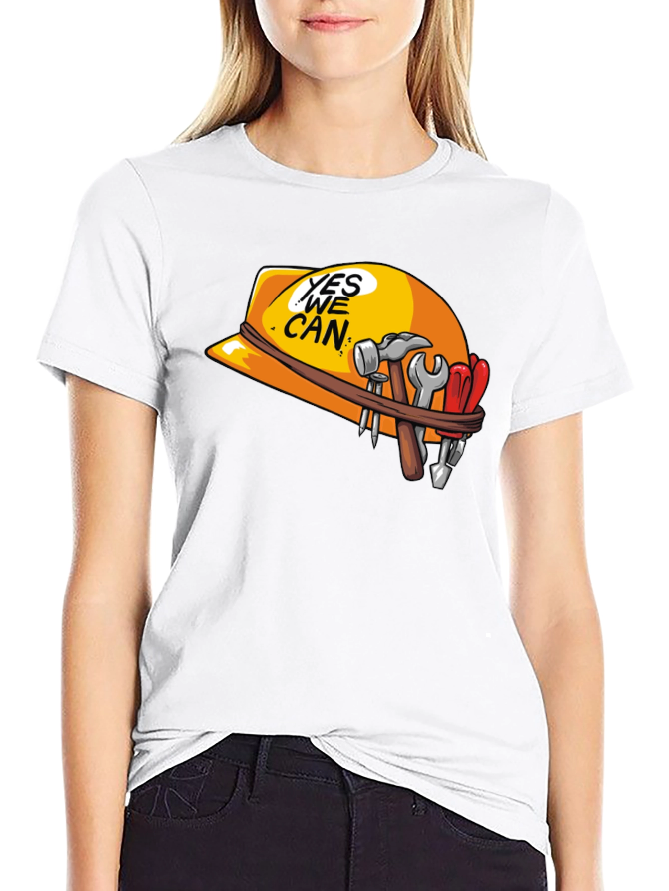 Yes We Can Construction T-Shirt