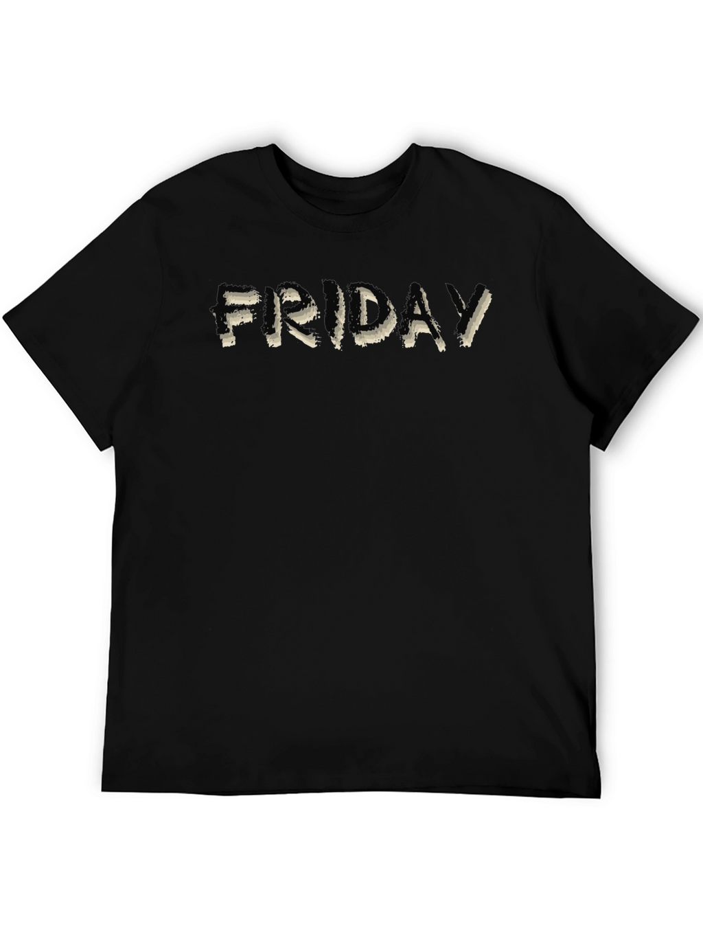 Friday Graphic T-Shirt - Casual Black Tee