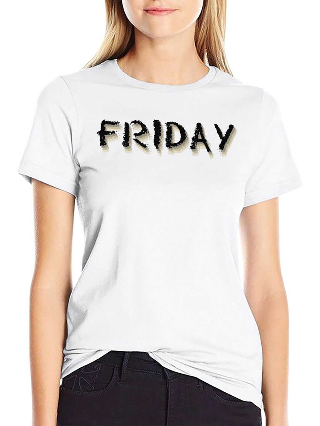 Friday Graphic T-Shirt - Casual Black Tee
