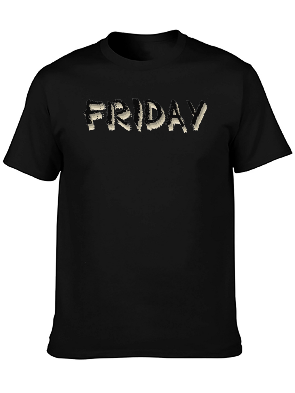 Friday Graphic T-Shirt - Casual Black Tee
