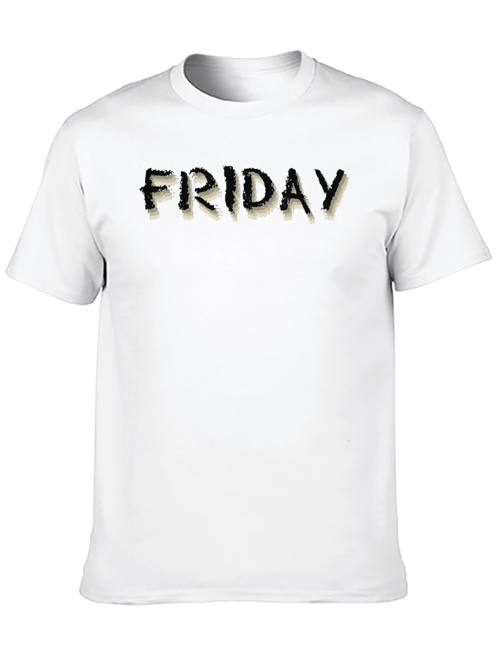 Friday Graphic T-Shirt - Casual Black Tee
