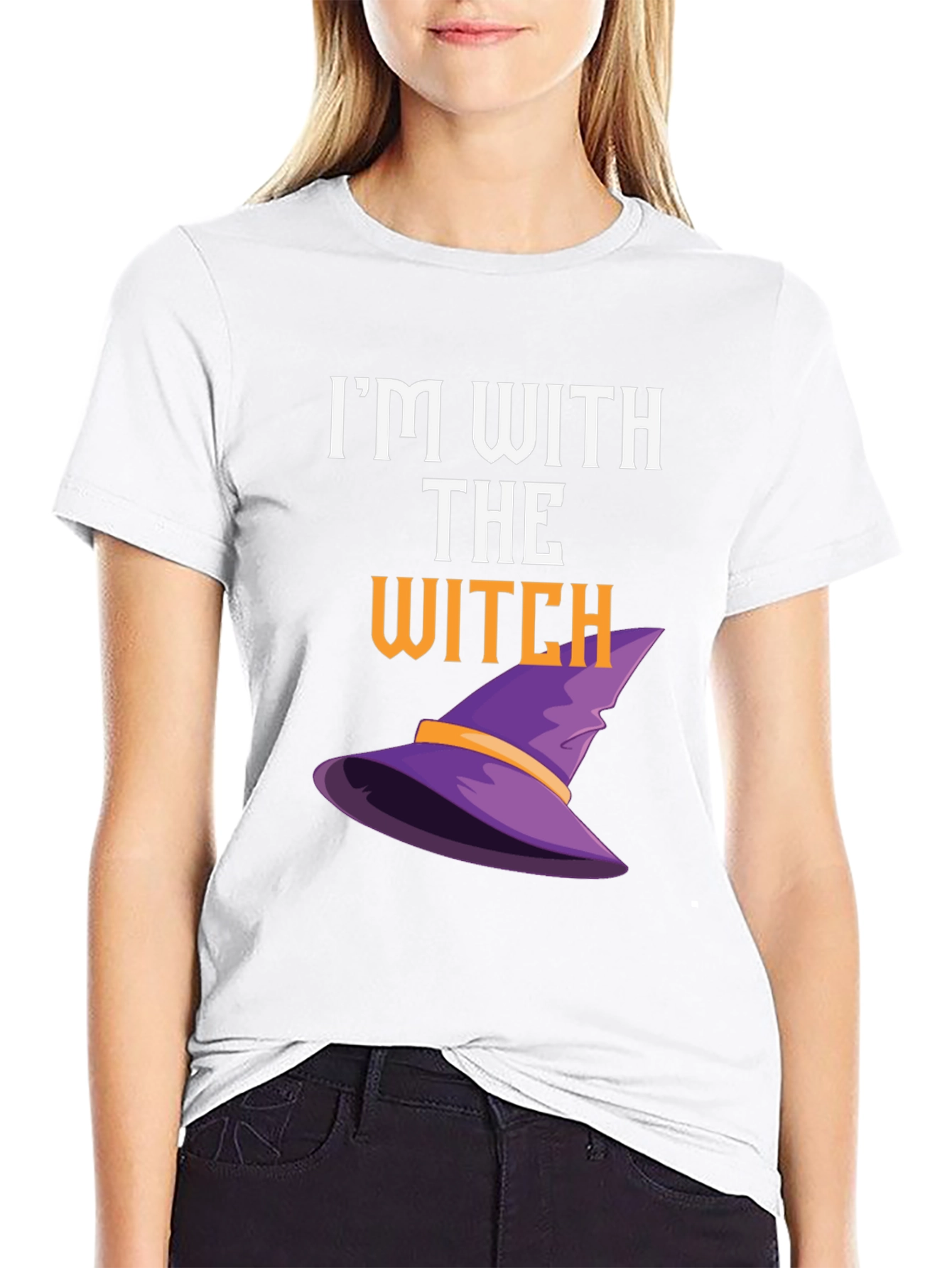 Im With The Witch T-Shirt - Halloween Apparel