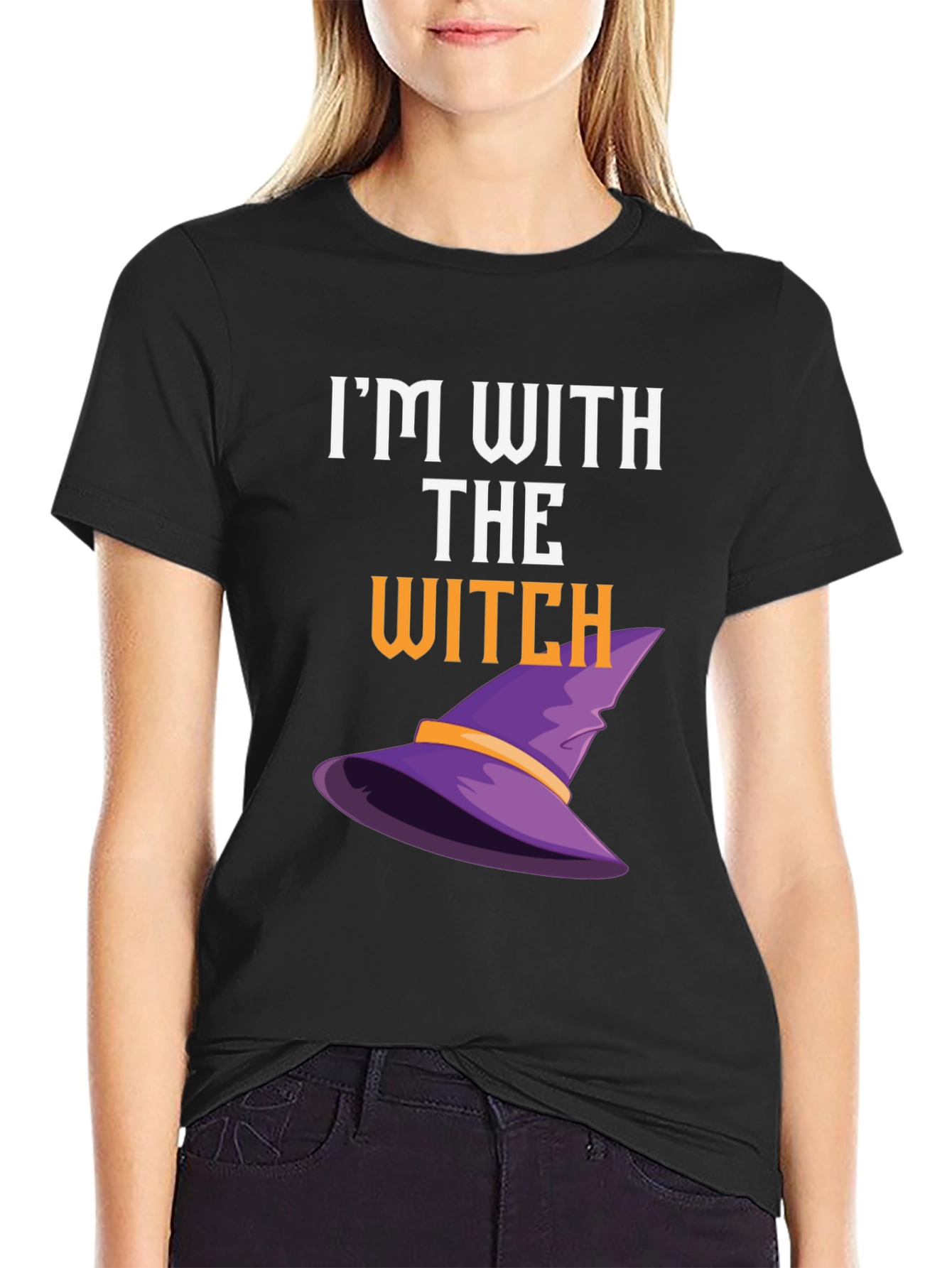 Im With The Witch T-Shirt - Halloween Apparel
