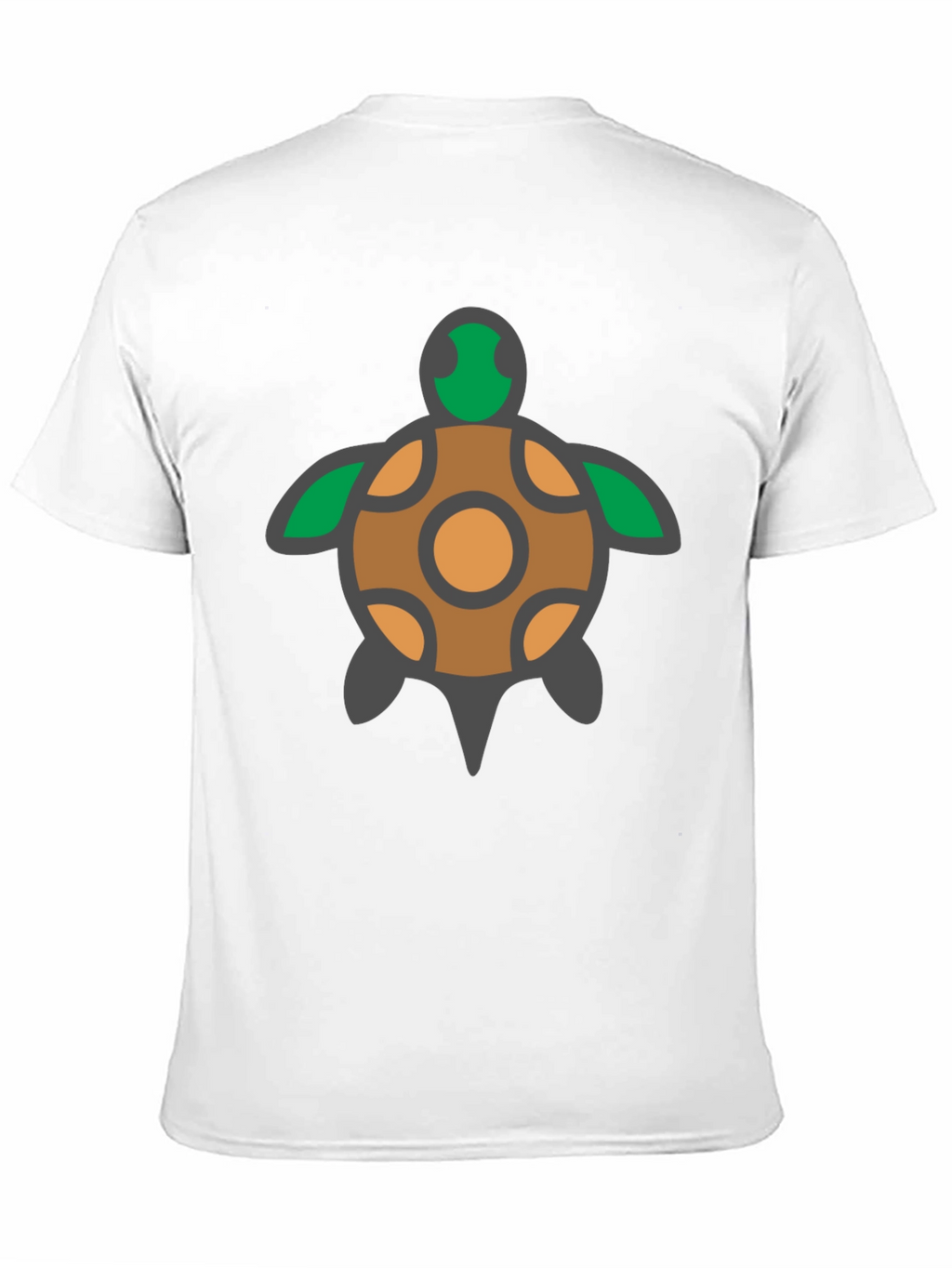 Turtle Graphic Tee - Black Cotton T-Shirt
