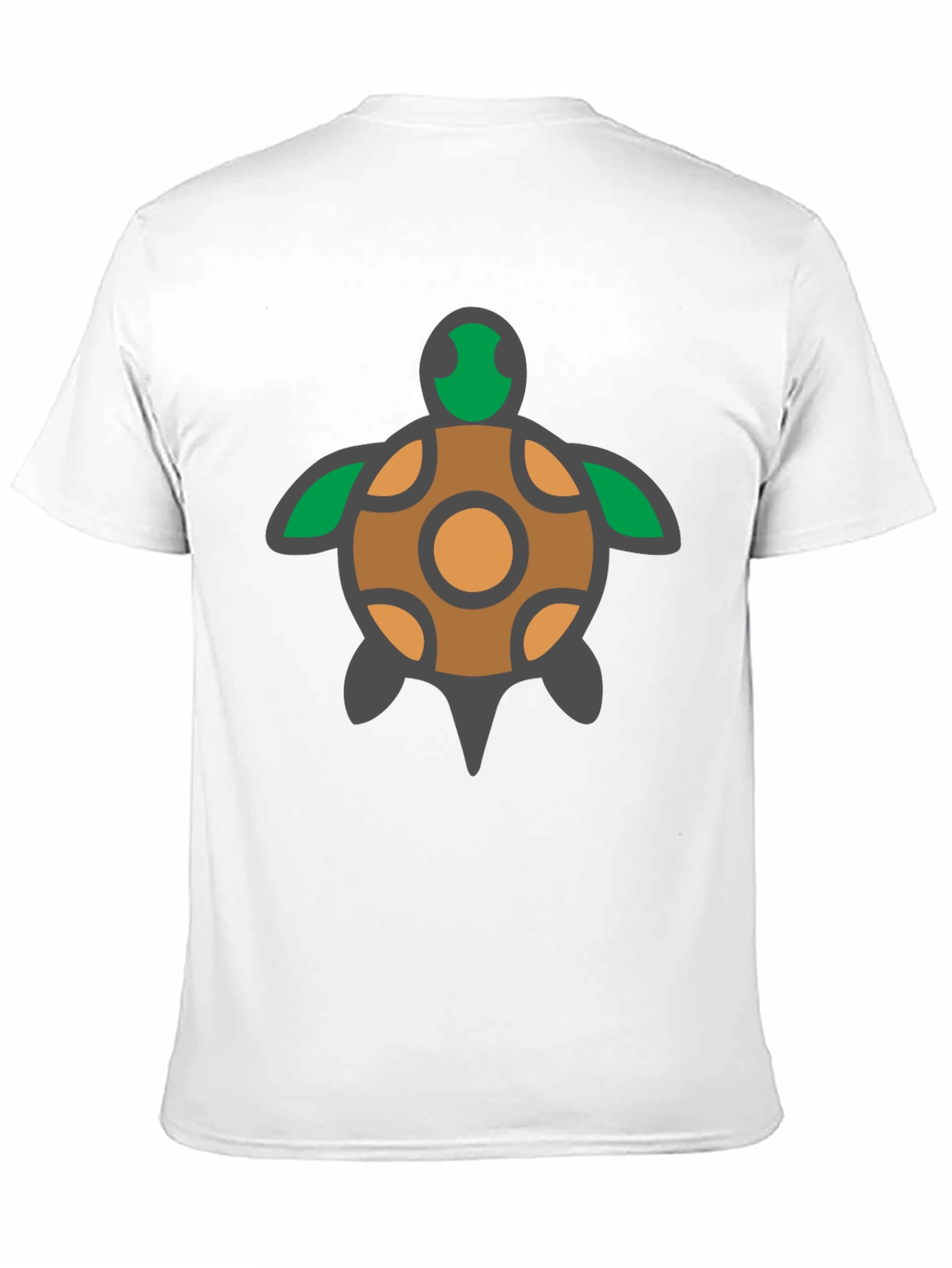 Turtle Graphic Tee - Black Cotton T-Shirt