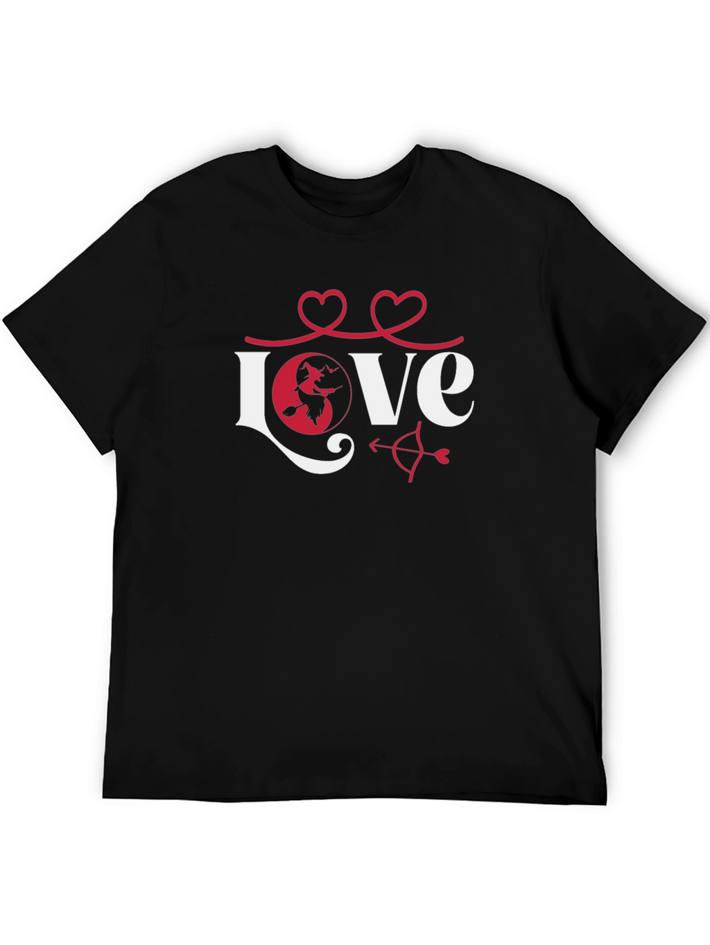 Love Witch Graphic Tee - Black Unisex T-Shirt