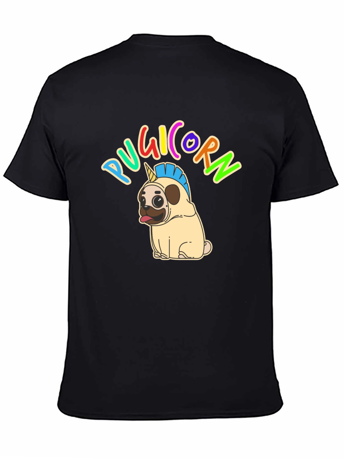 Pugicorn T-Shirt - Funny Unicorn Pug Tee
