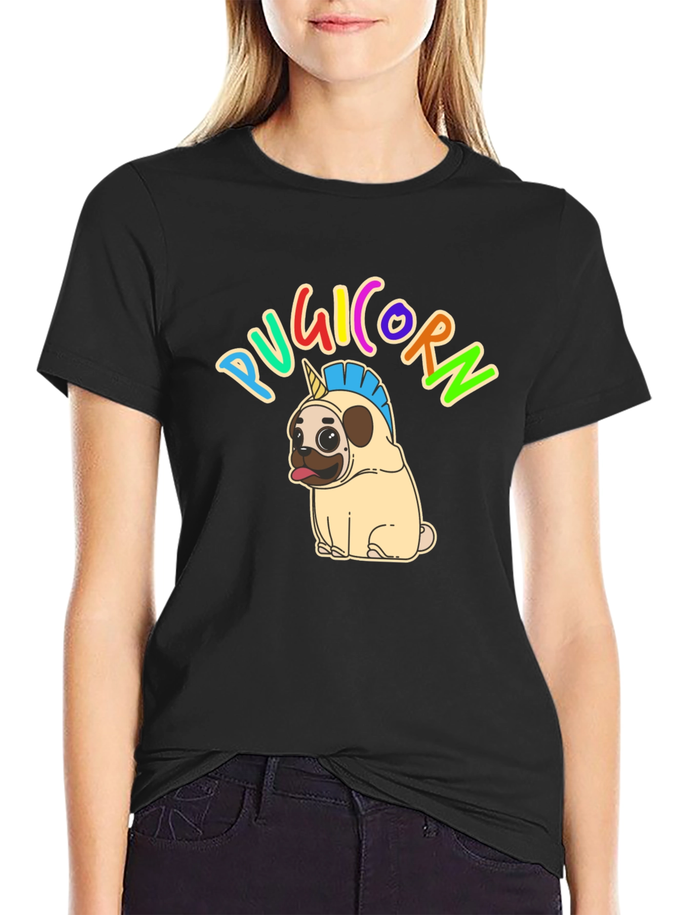 Pugicorn T-Shirt - Funny Unicorn Pug Tee