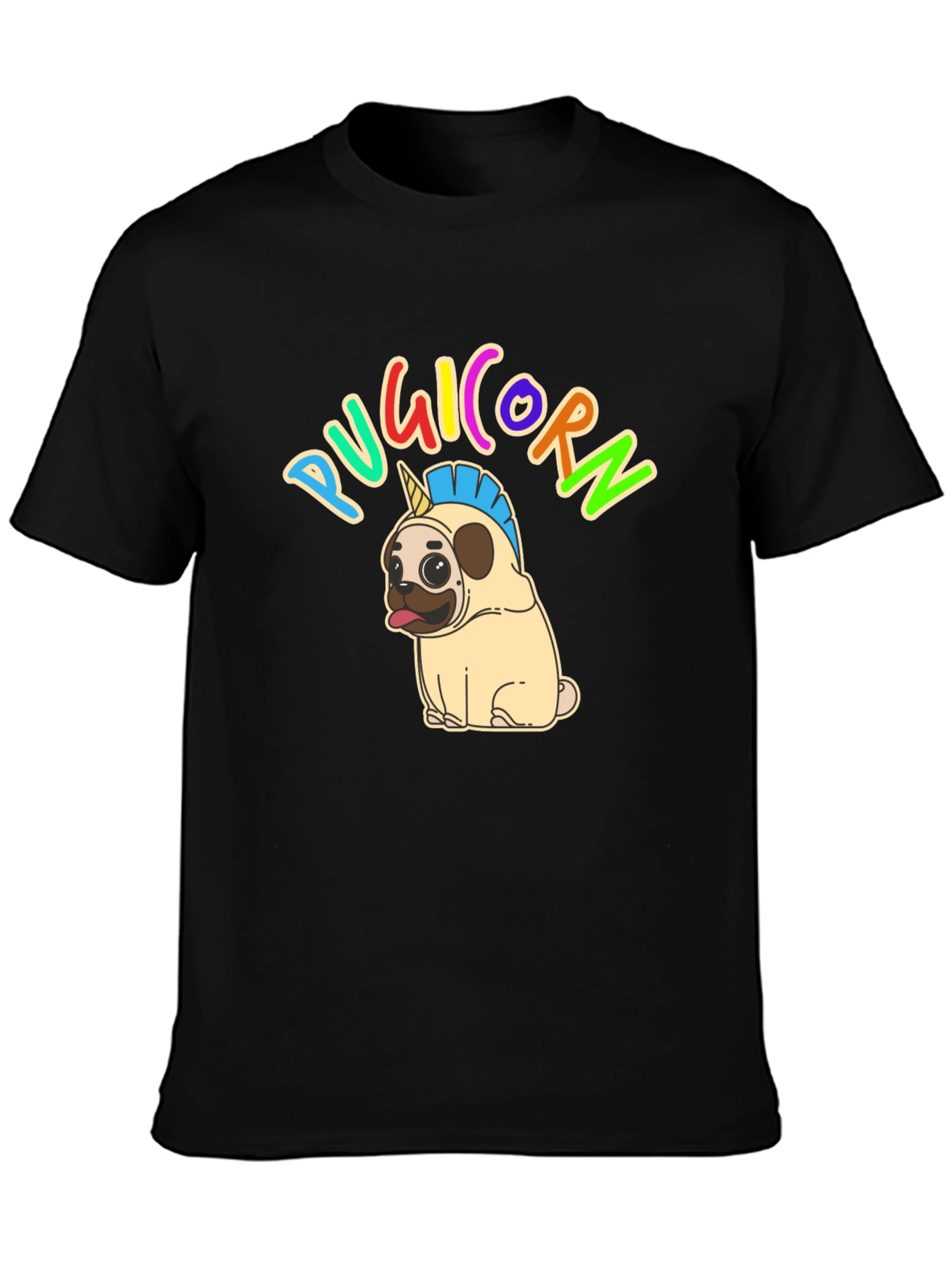 Pugicorn T-Shirt - Funny Unicorn Pug Tee