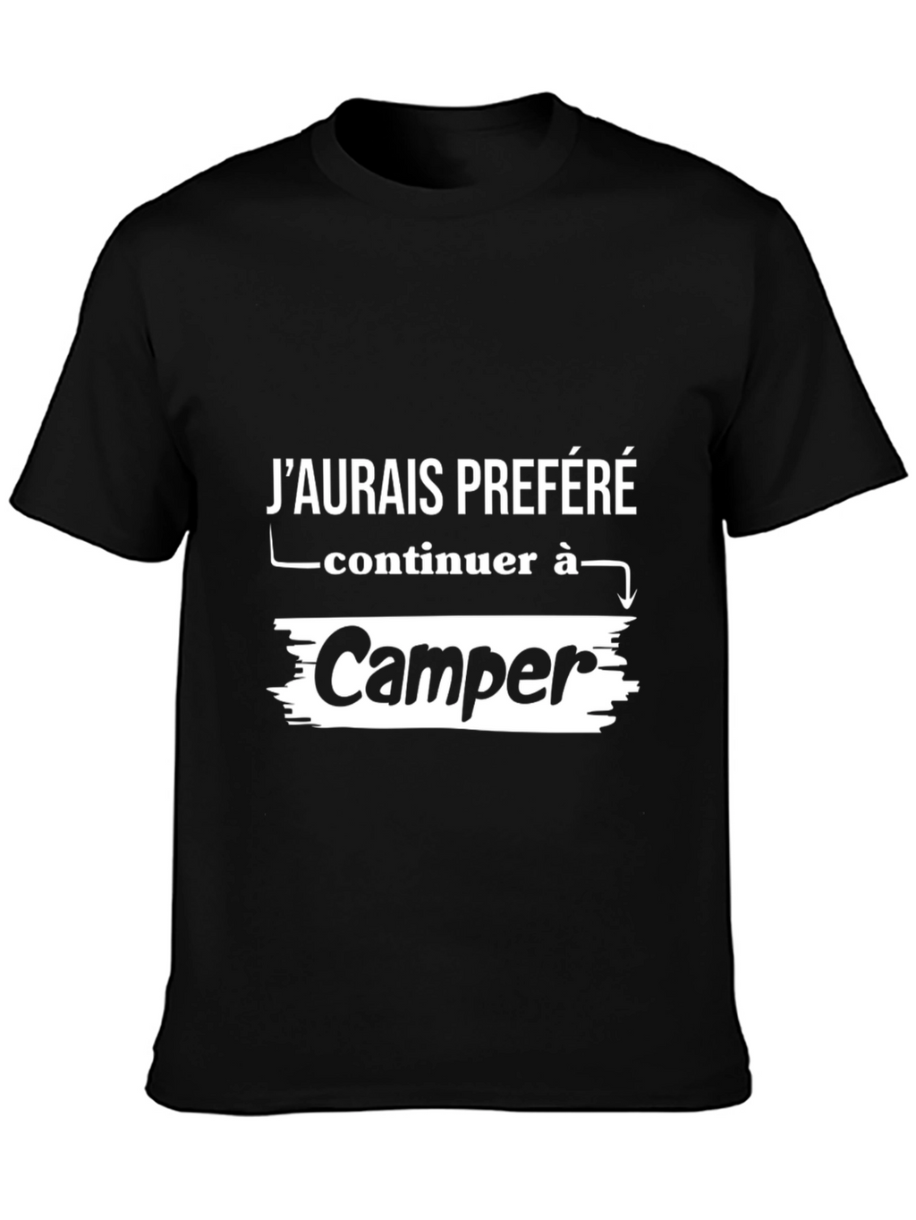 Camper Graphic T-Shirt - French Slogan