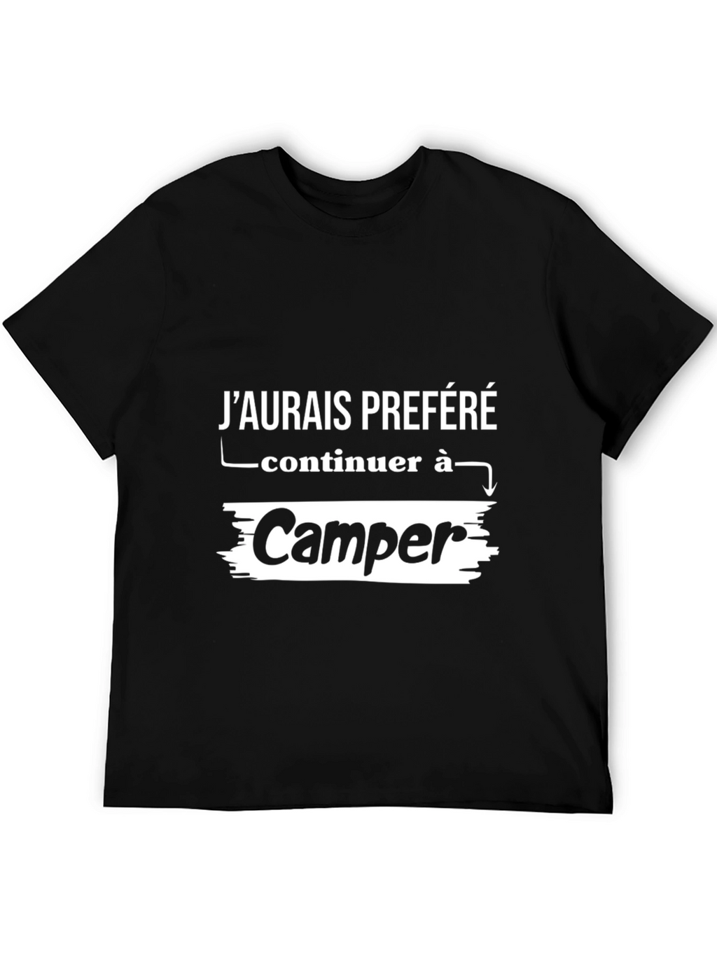 Camper Graphic T-Shirt - French Slogan