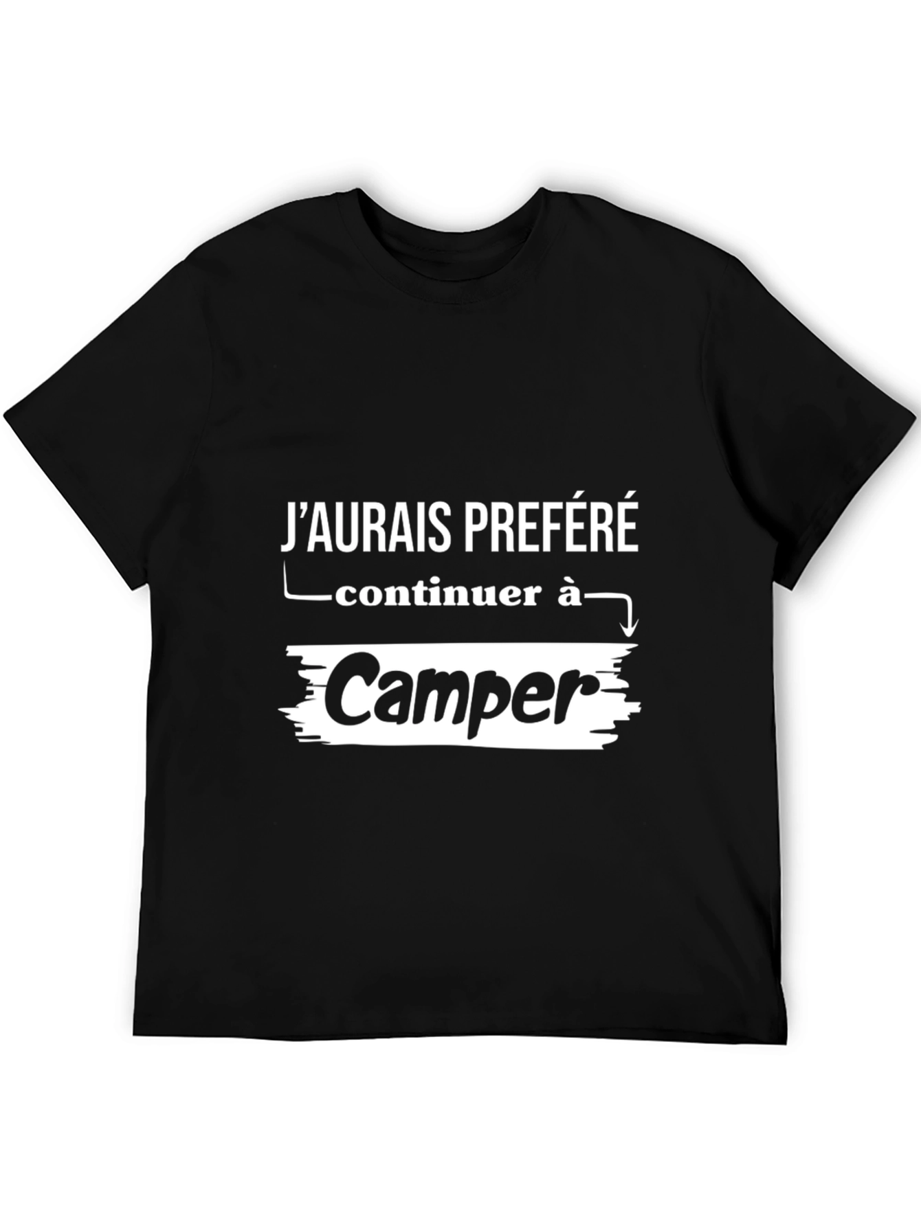 Camper Graphic T-Shirt - French Slogan