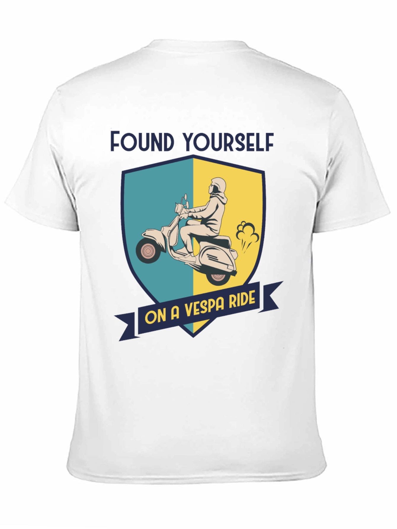 Vespa Ride T-Shirt - Retro Scooter Design