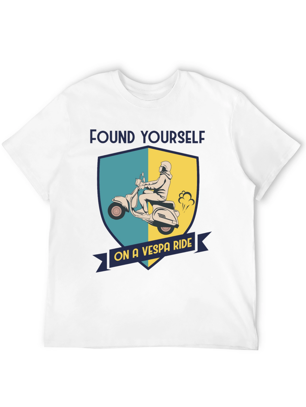 Vespa Ride T-Shirt - Retro Scooter Design
